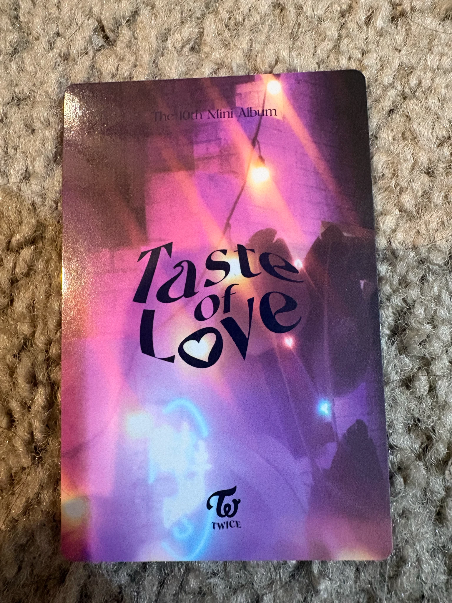 TWICE Jihyo TWICE - Jihyo - Taste of Love Album pob (pre-order benefit) photocard set fallen version listing photo 2