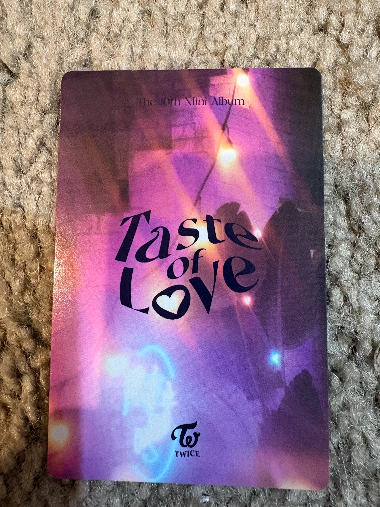 TWICE Sana TWICE - Sana - Taste of Love Album pob (pre-order benefit) photocard set fallen version listing photo 2
