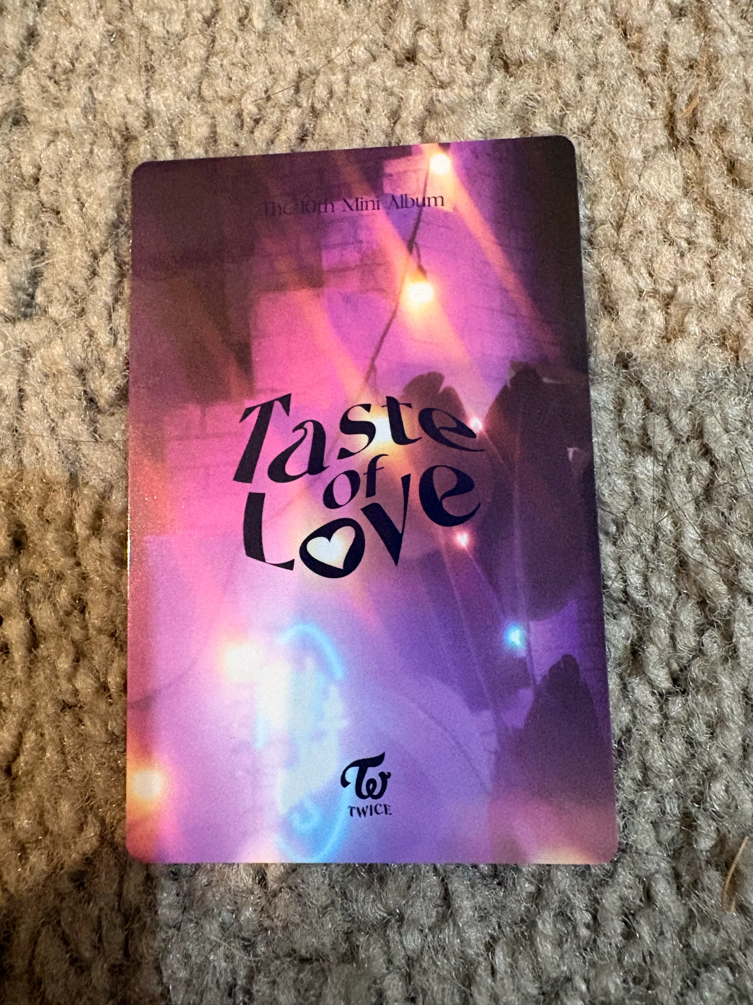 TWICE Jeongyeon TWICE - Jeongyeon - Taste of Love Album pob (pre-order benefit) photocard set fallen version listing photo 2