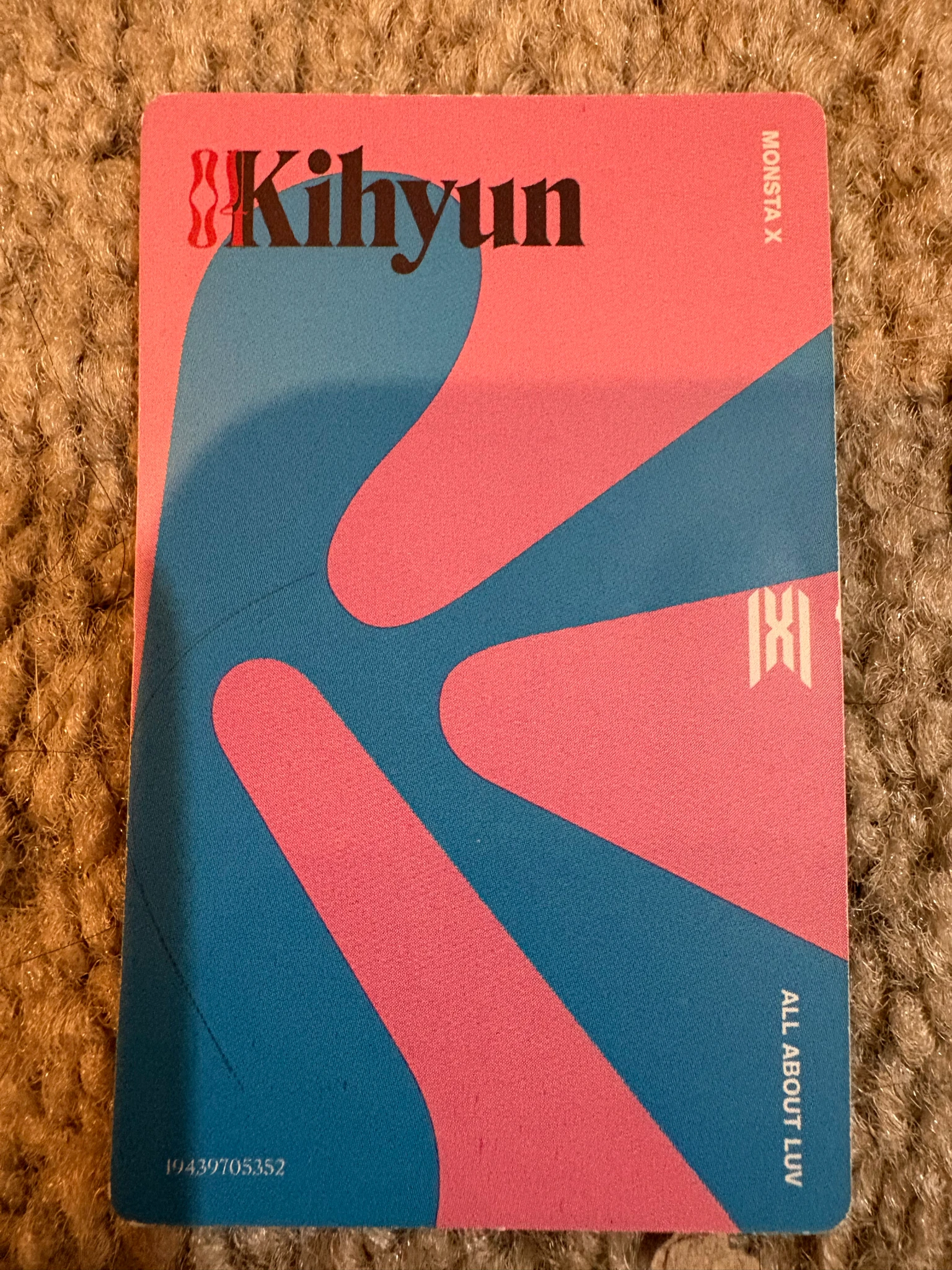 MONSTA X Kihyun MONSTA X - Kihyun - All About Luv Album album photocard deluxe version english album listing photo 2