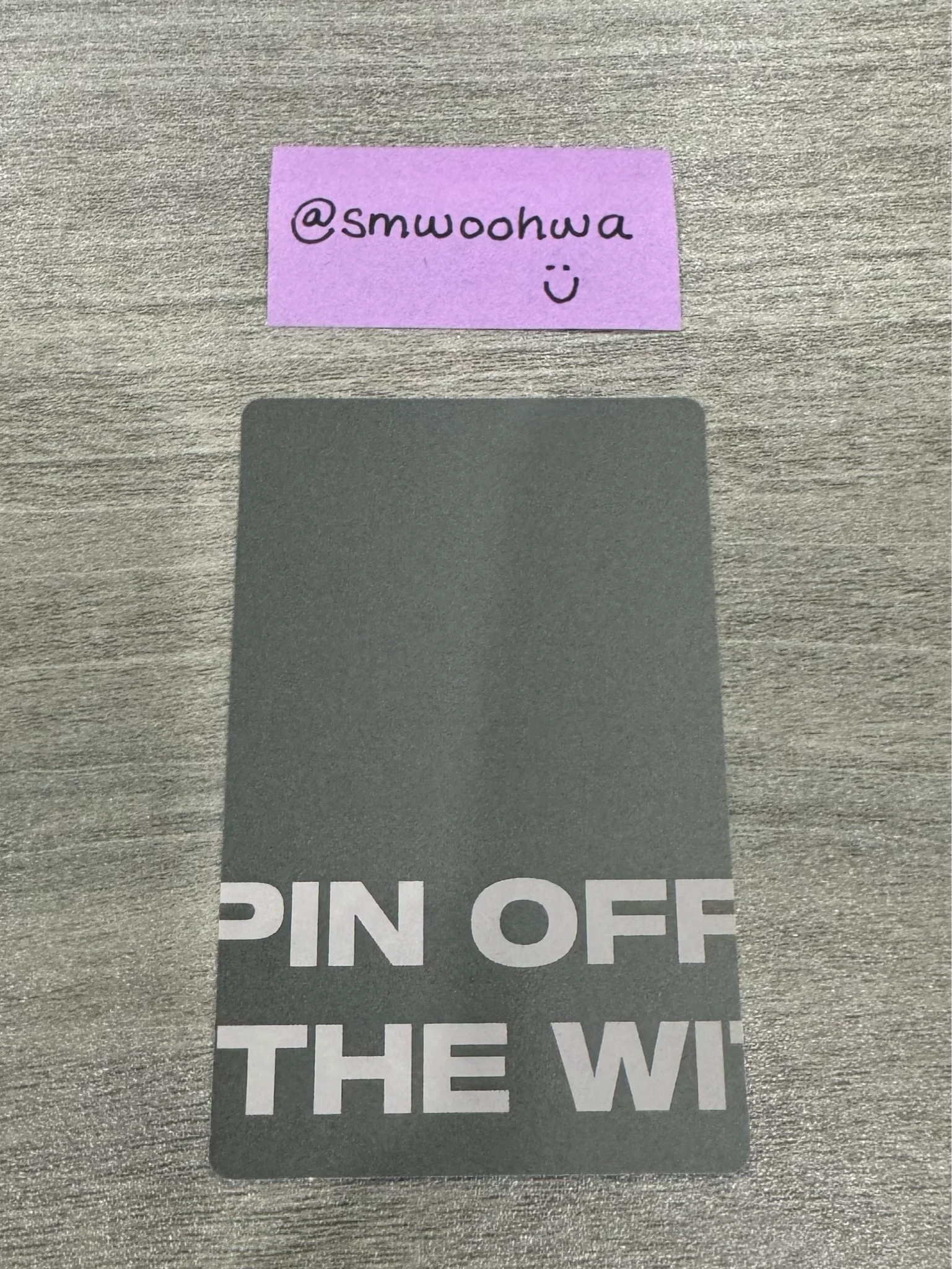 ATEEZ Yunho ATEEZ - Yunho - SPIN OFF : FROM THE WITNESS Album album photocard A version version 2 listing photo 2