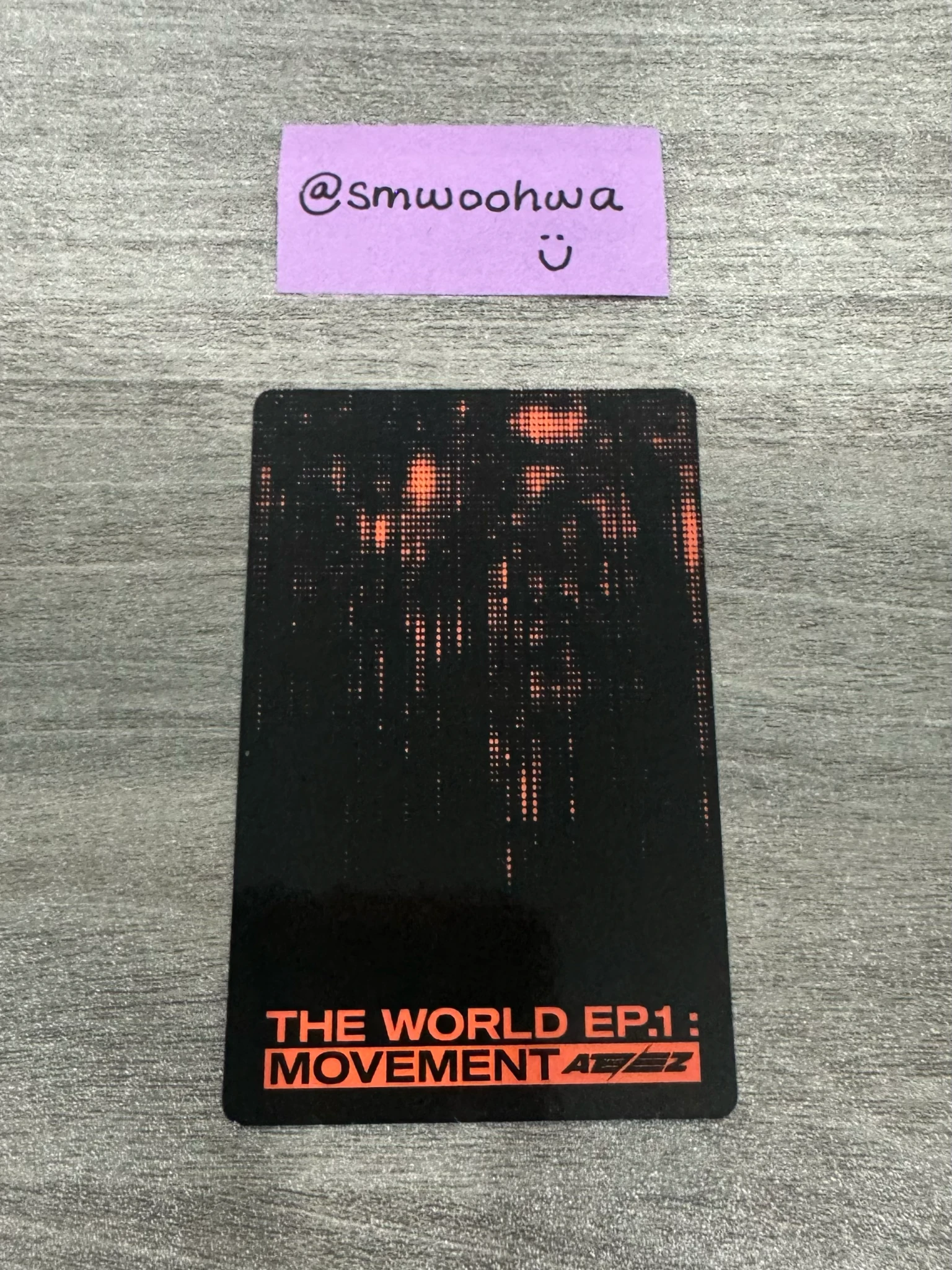 ATEEZ Yunho ATEEZ - Yunho - THE WORLD EP.1 : MOVEMENT Album album photocard digipack ver. listing photo 2