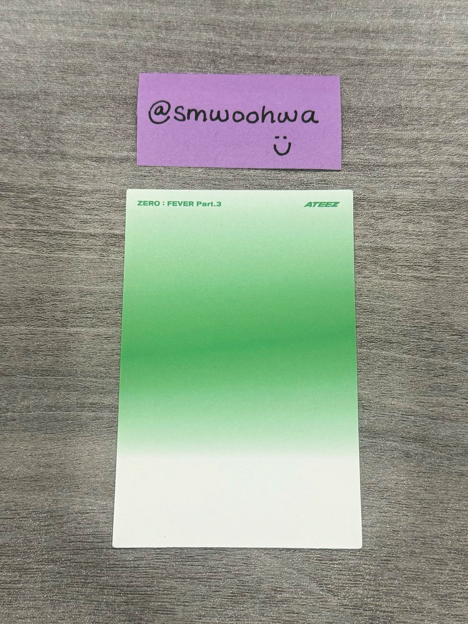 ATEEZ Yunho ATEEZ - Yunho - ZERO : FEVER Part.3 Album album photocard A version version 1 listing photo 2