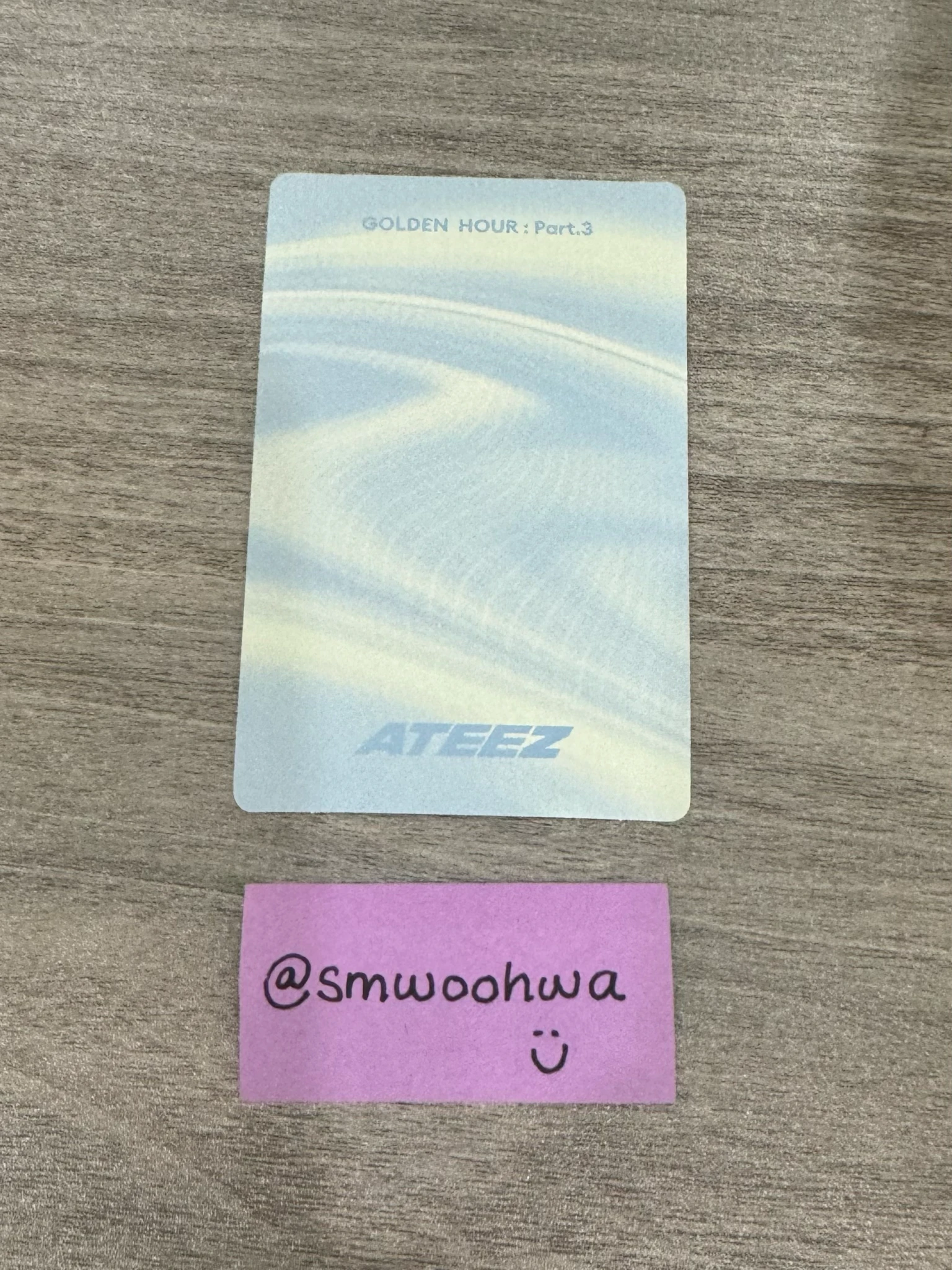 ATEEZ Yunho ATEEZ - Yunho - Golden Hour : Part.3 Album album photocard version 2 poca album listing photo 2