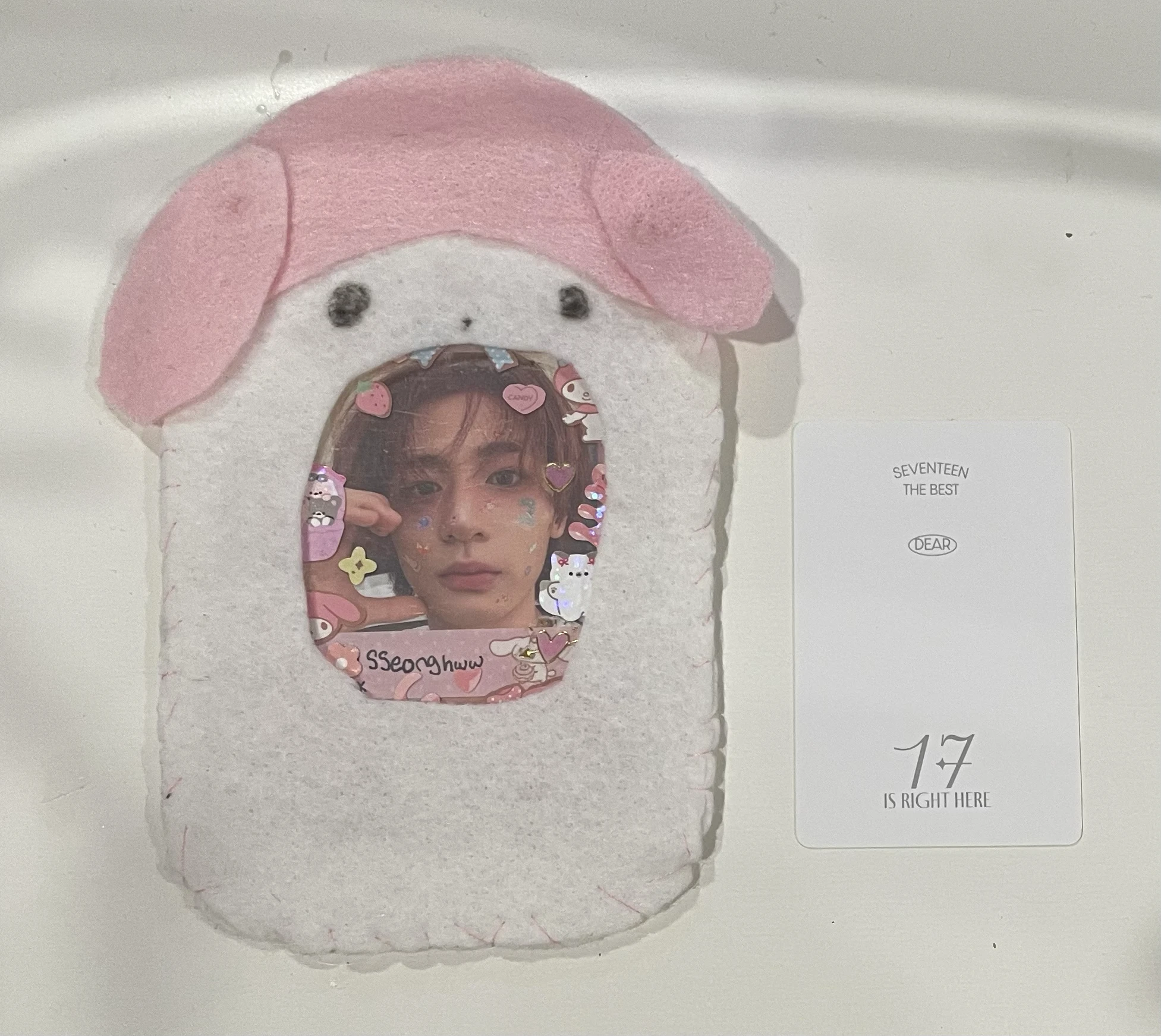 SEVENTEEN The8 SEVENTEEN - The8 - 17 IS RIGHT HERE Album photocard set carat version listing photo 2