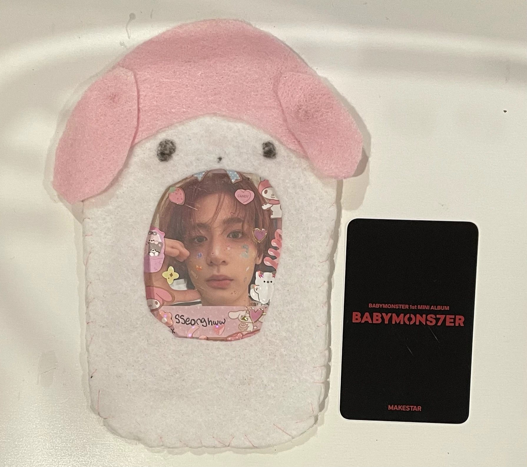 BABYMONSTER Pharita BABYMONSTER - Pharita - BABYMONS7ER Album makestar pre-order benefit (pob) holographic (hologram) listing photo 2