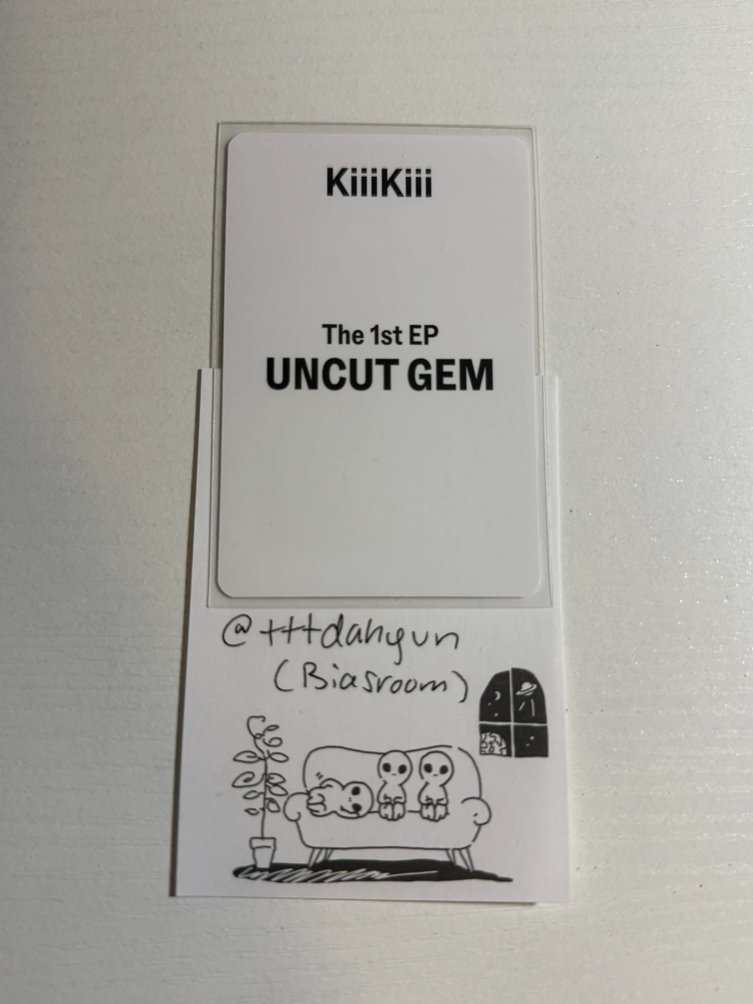 KiiiKiii Haum KiiiKiii - UNCUT GEM Album ktown4u pre-order benefit (pob) listing photo 2