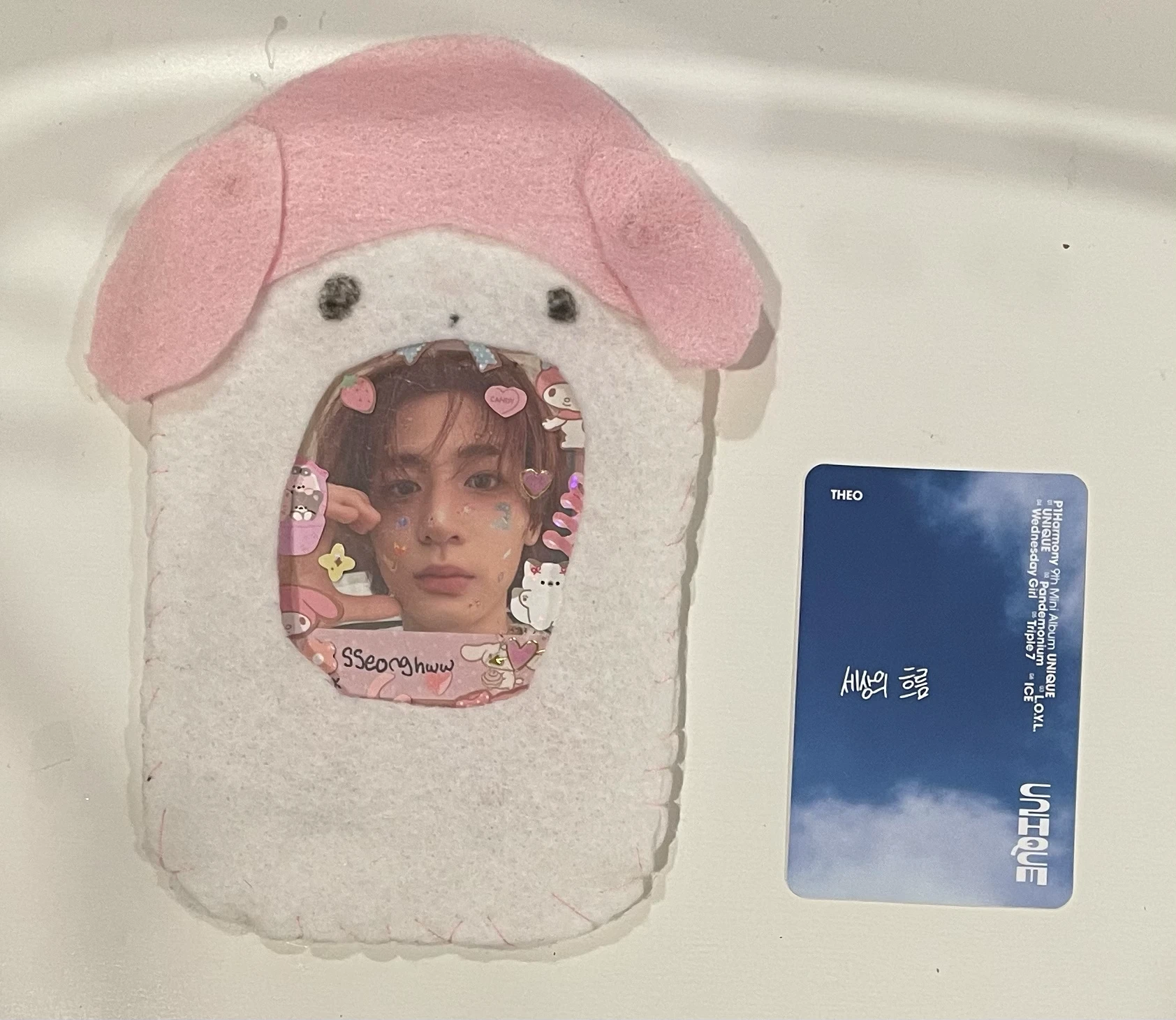 P1Harmony Theo P1Harmony - Theo - UNIQUE Album merch photocard album photocard listing photo 2