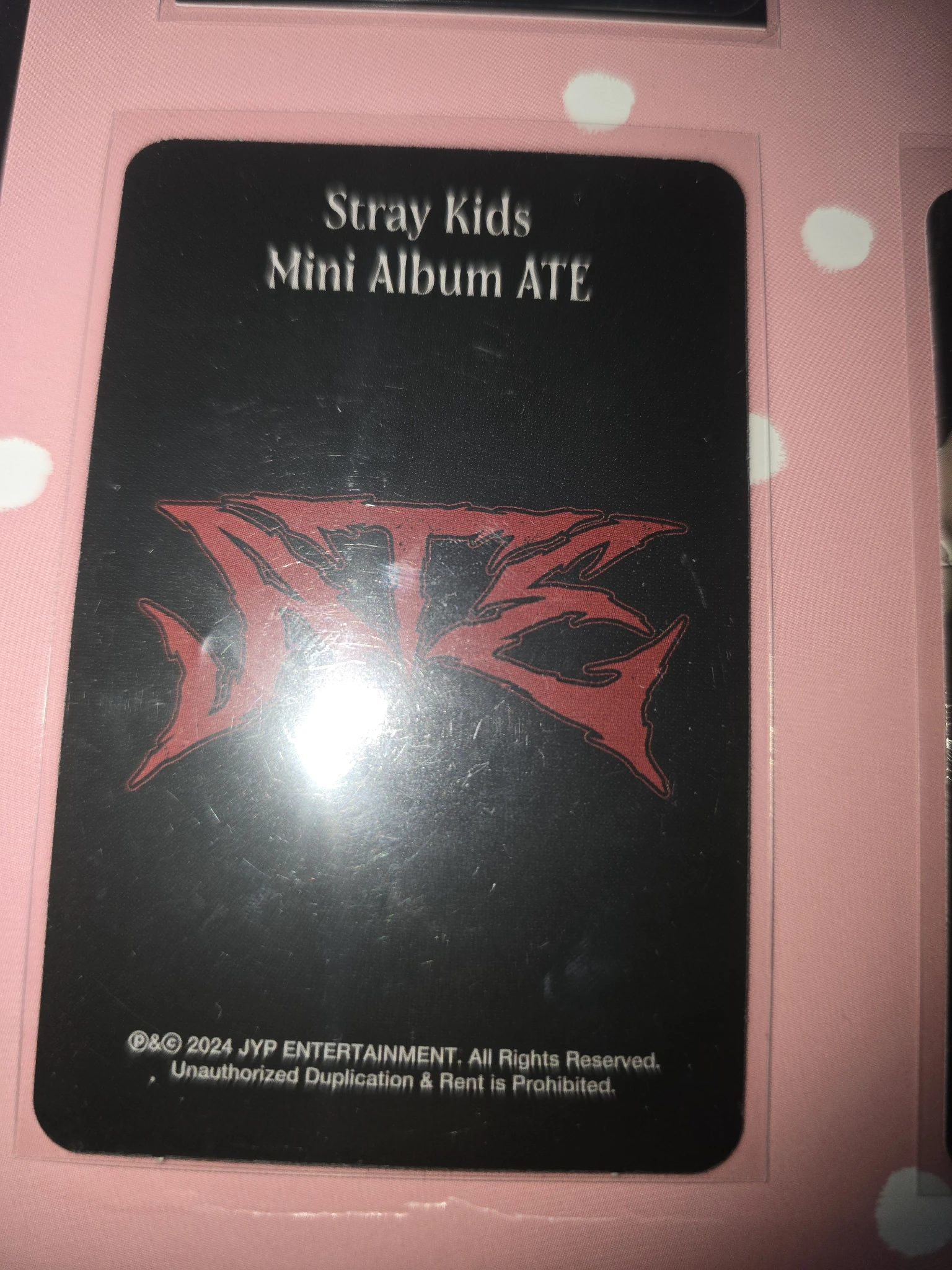 Stray Kids Changbin Stray Kids - Changbin - ATE Album soundwave lucky draw listing photo 2