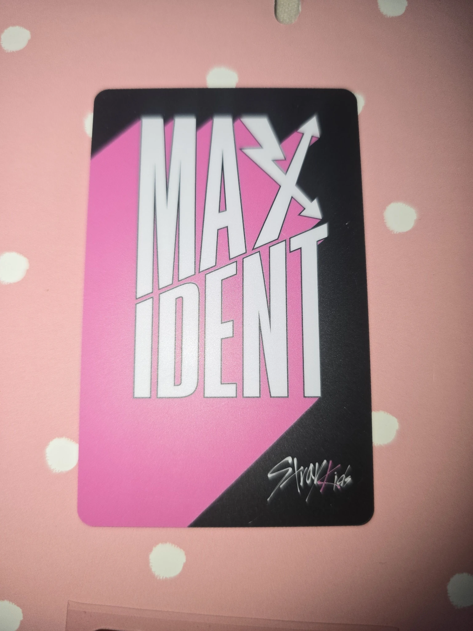 Stray Kids Changbin Stray Kids - Changbin - Maxident Album soundwave lucky draw round 2 pvc card listing photo 2