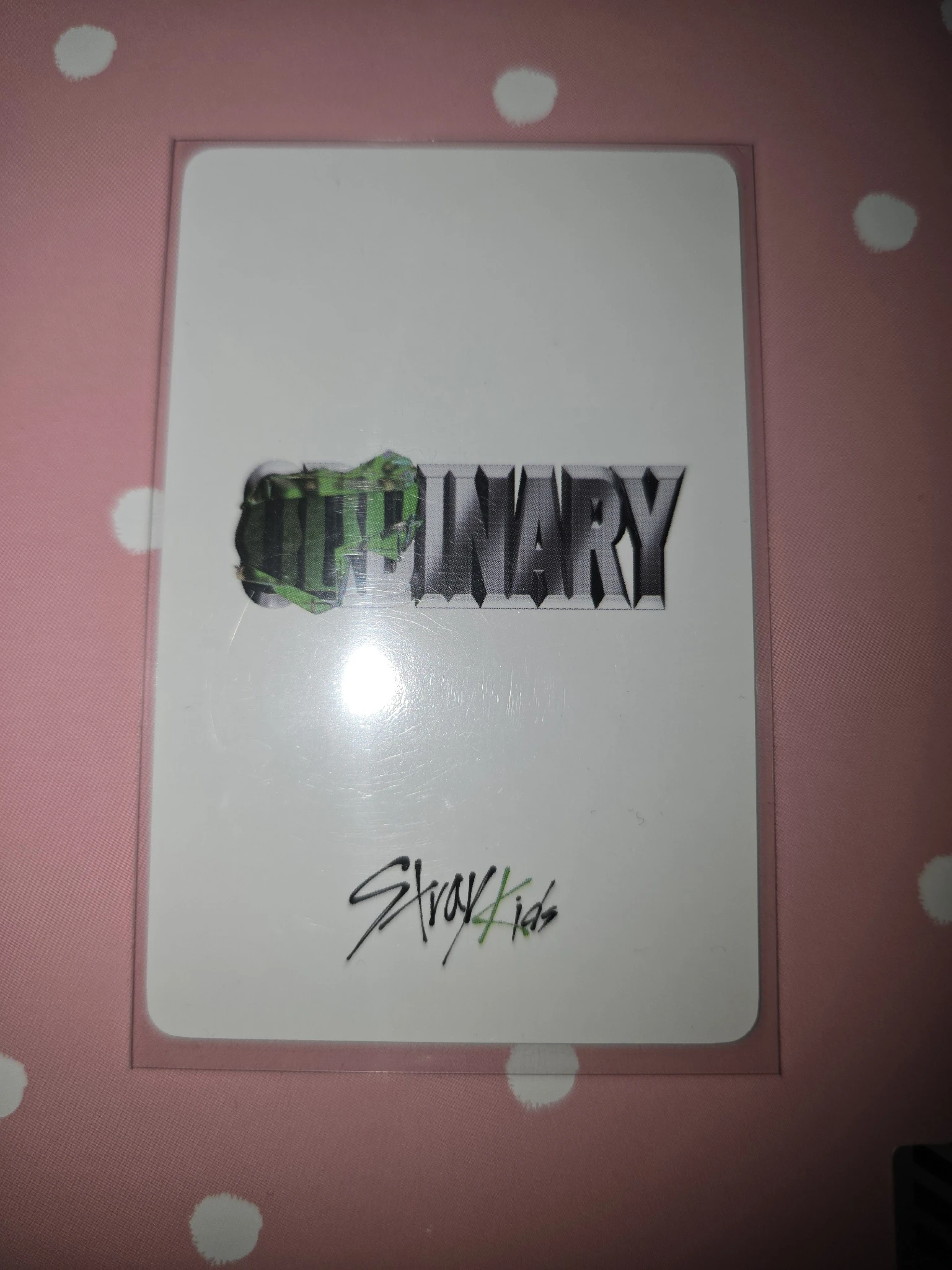 Stray Kids Changbin Stray Kids - Changbin - Oddinary Album pre-order benefit (pob) musicplant holographic (hologram) listing photo 2