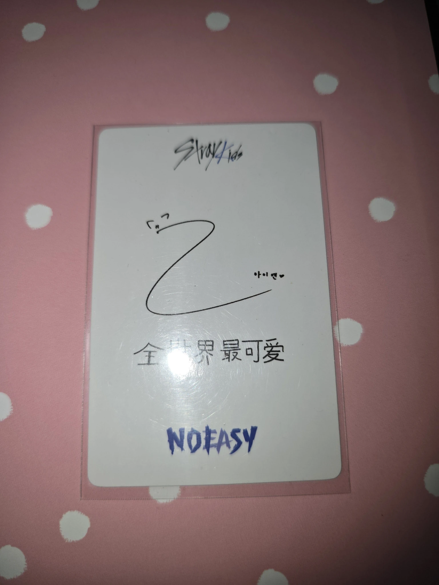 Stray Kids I.N Stray Kids - I.N - NoEasy Album pre-order benefit (pob) yizhiyu video call listing photo 2