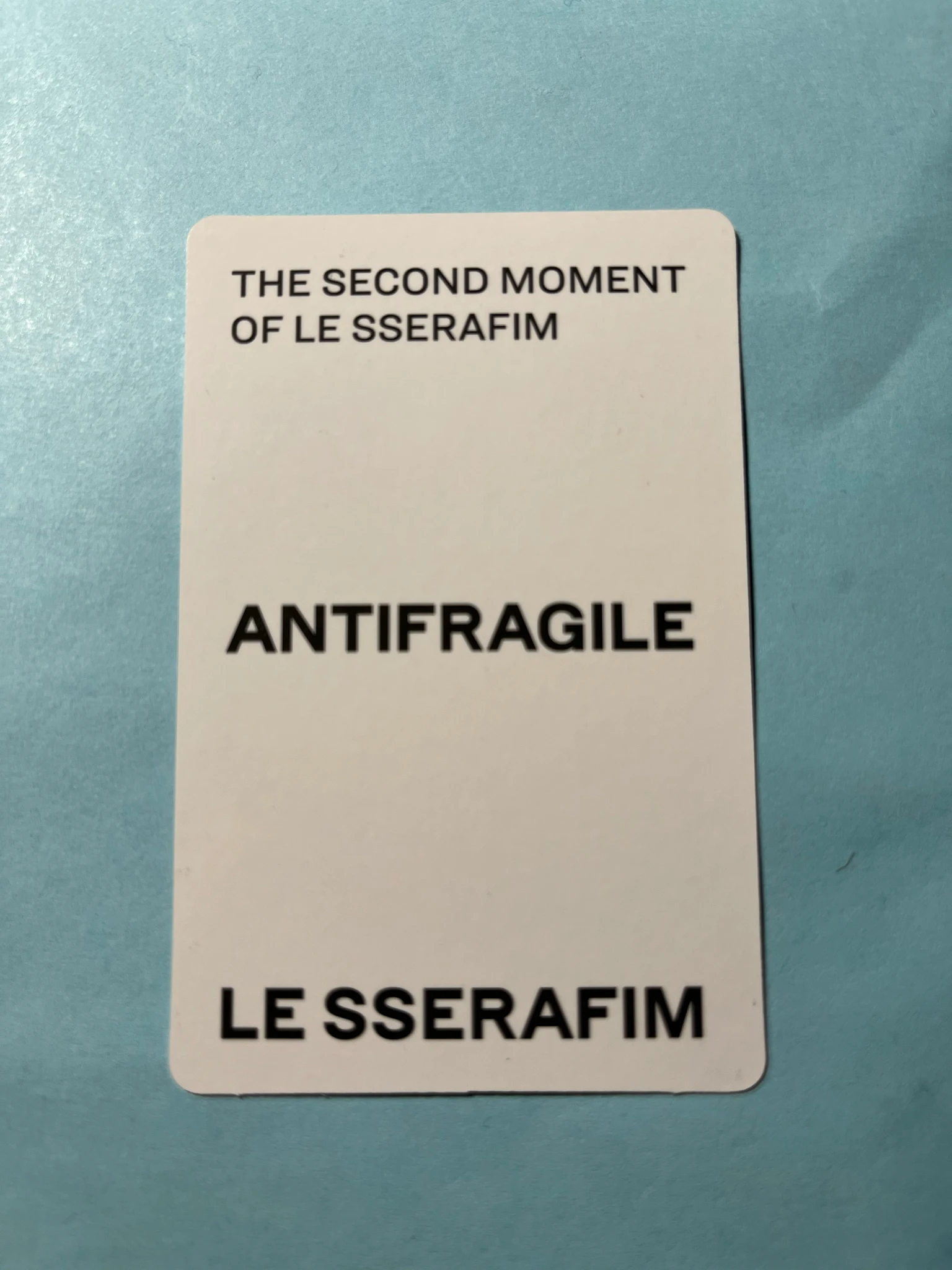 LE SSERAFIM Huh Yunjin LE SSERAFIM - Huh Yunjin - ANTIFRAGILE Album compact version emerald version listing photo 2
