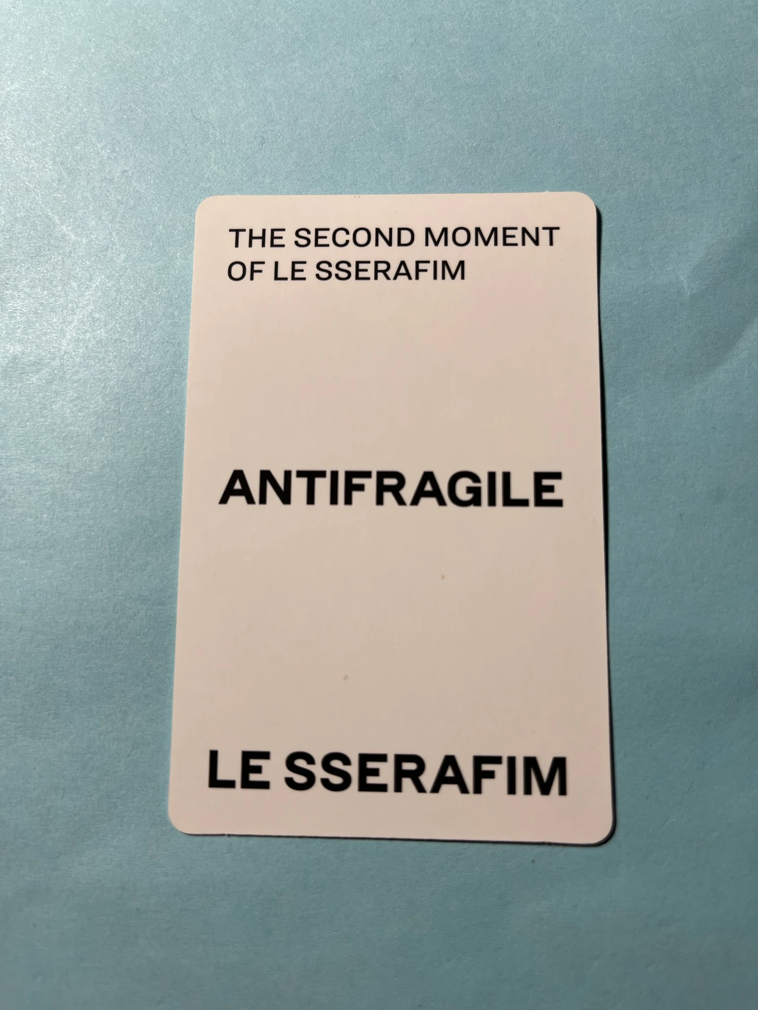 LE SSERAFIM Huh Yunjin LE SSERAFIM - Huh Yunjin - ANTIFRAGILE Album compact version emerald version listing photo 2