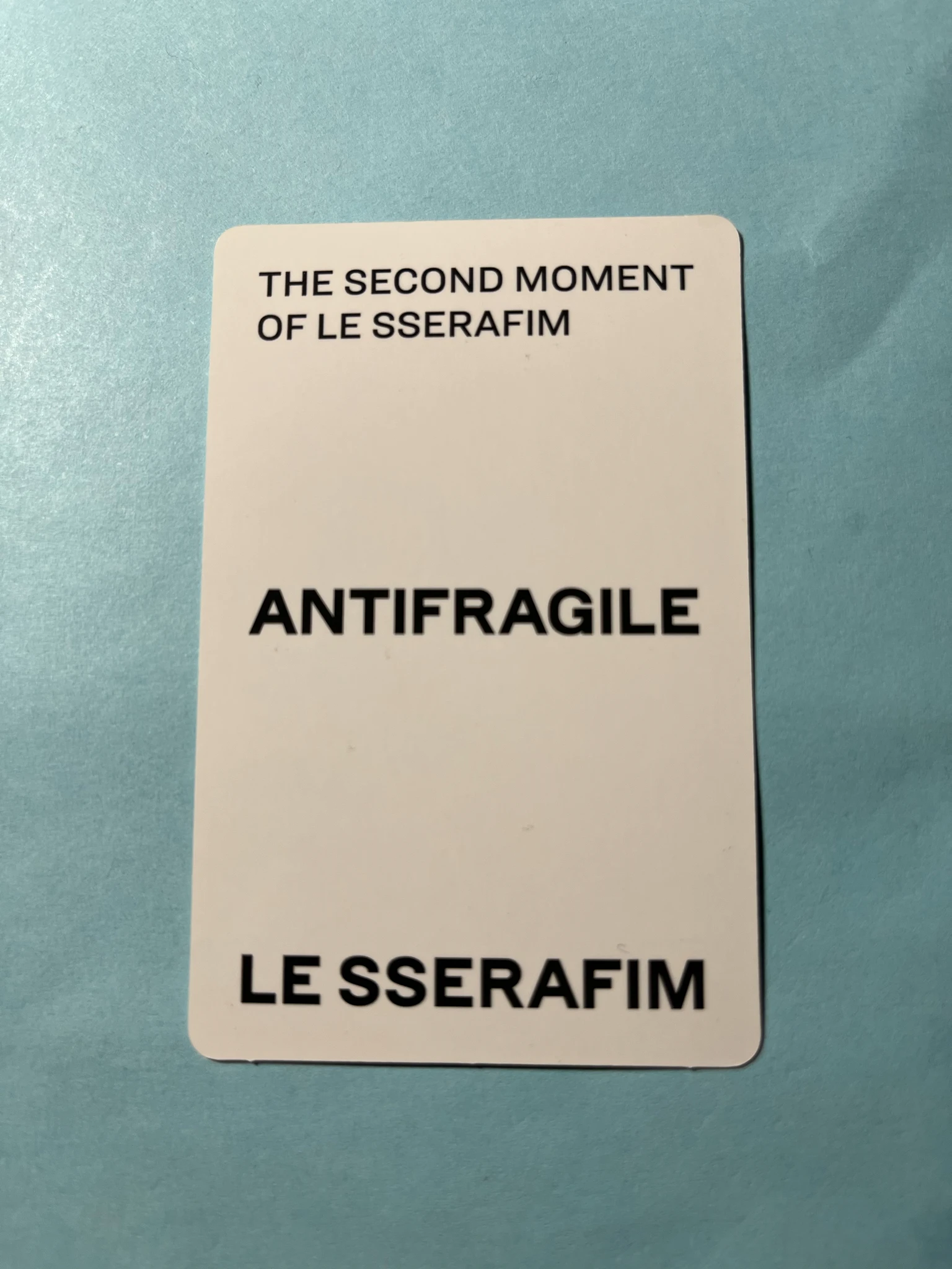 LE SSERAFIM Sakura LE SSERAFIM - Sakura - ANTIFRAGILE Album album photocard pink diamond version compact version listing photo 2