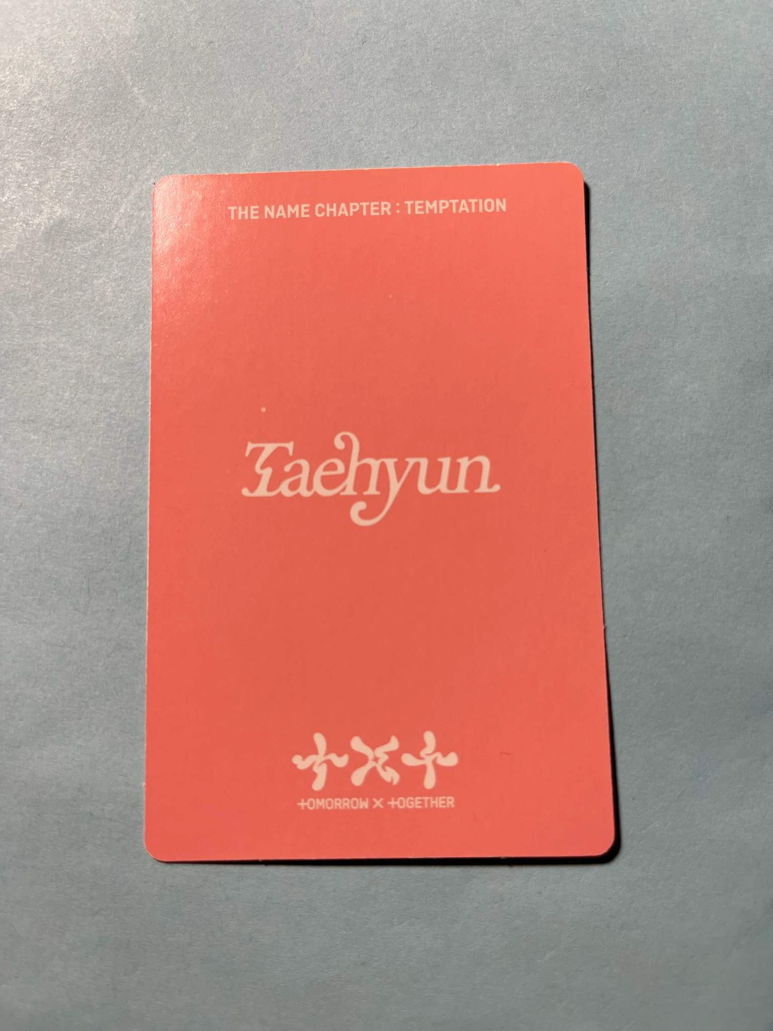 TOMORROW X TOGETHER Taehyun TOMORROW X TOGETHER - Taehyun - The Name Chapter: Temptation Album album photocard lullaby ver. listing photo 2