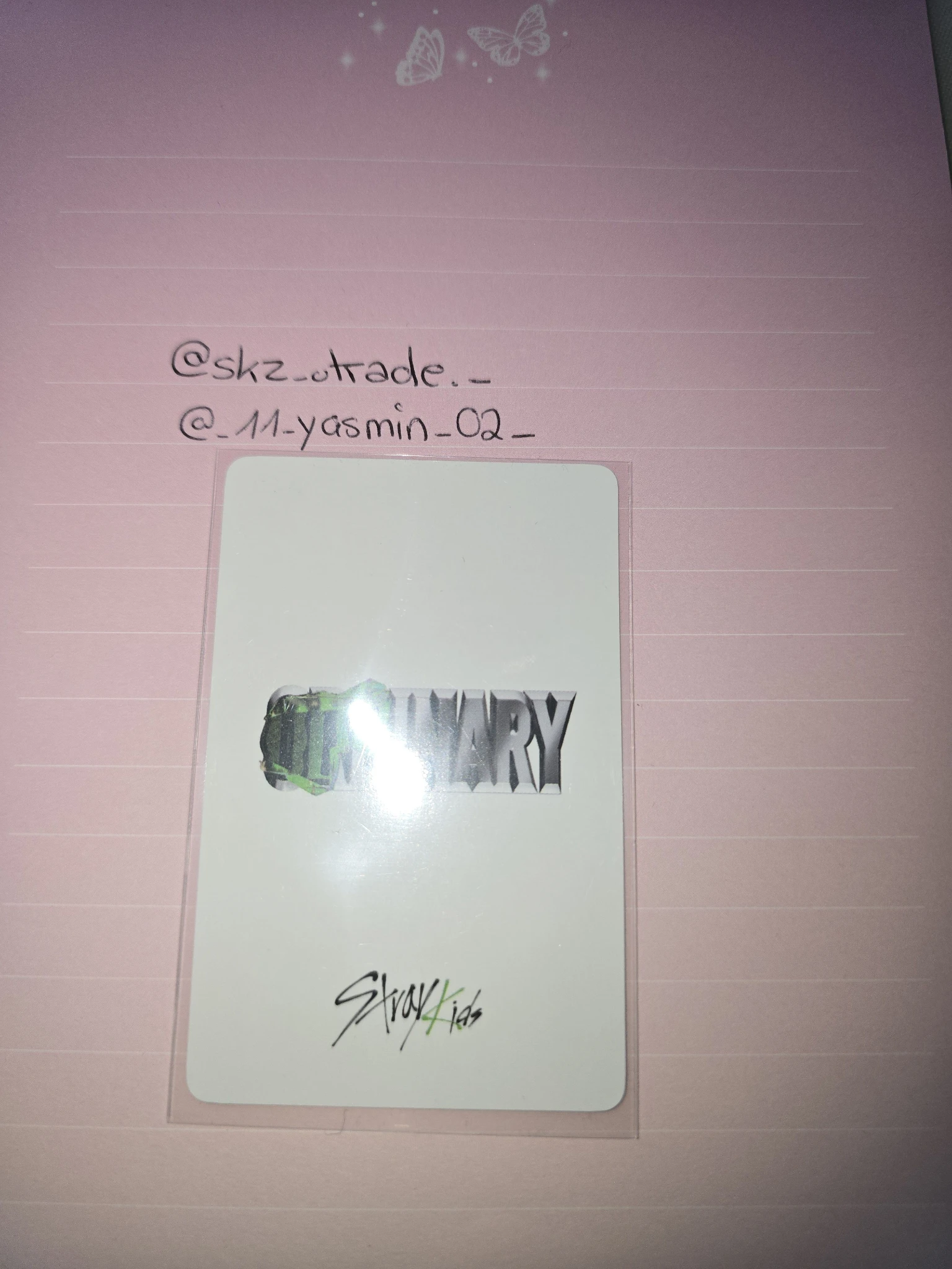 Stray Kids HAN Stray Kids - HAN - Oddinary Album pre-order benefit (pob) musicplant holographic (hologram) listing photo 2