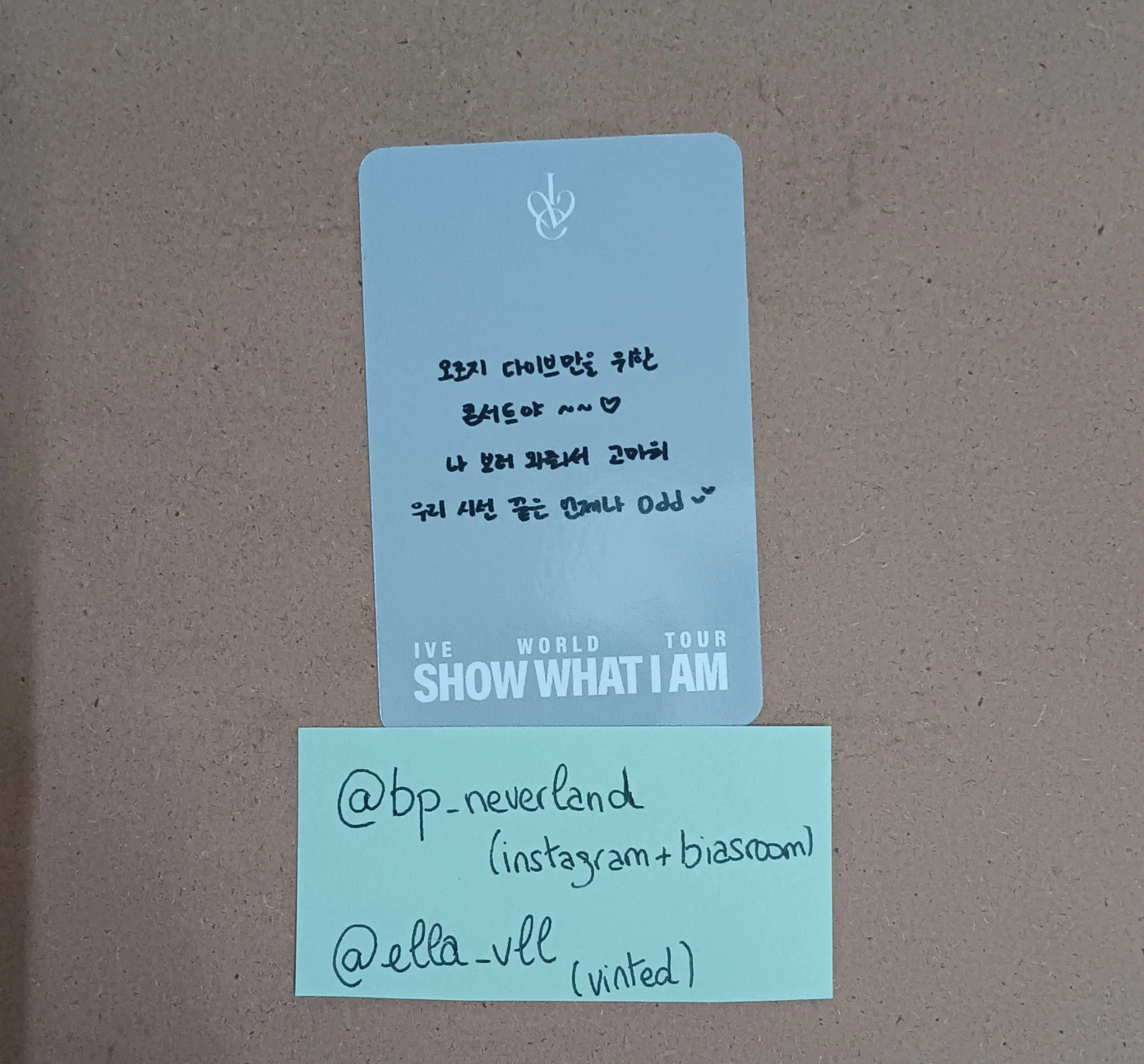 IVE Gaeul IVE - Gaeul - IVE The 2nd World Tour <SHOW WHAT I AM> Event seoul day 3 Dive zone listing photo 2