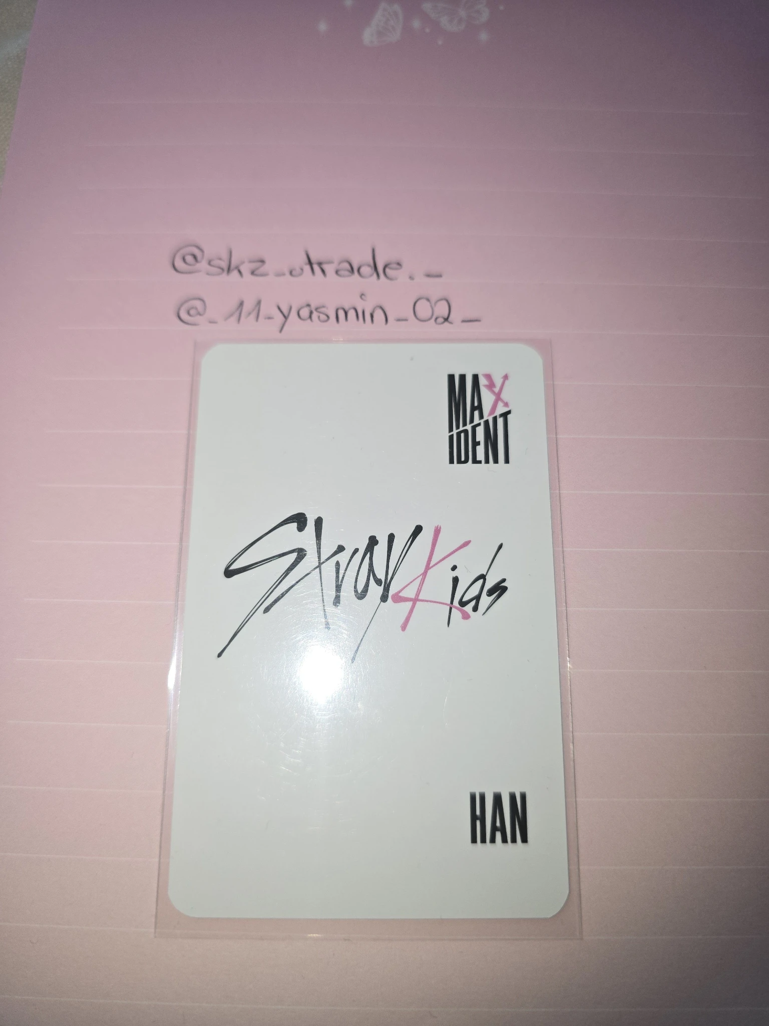 Stray Kids HAN Stray Kids - HAN - Maxident Album pre-order benefit (pob) lotte duty free listing photo 2