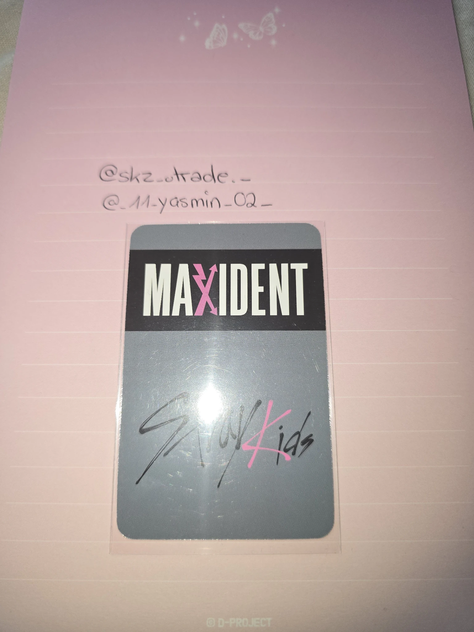 Stray Kids HAN Stray Kids - HAN - Maxident Album shopee pre-order benefit (pob) listing photo 2