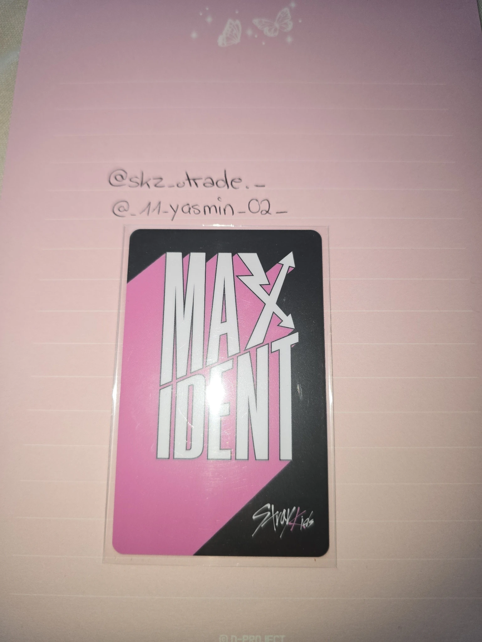 Stray Kids HAN Stray Kids - HAN - Maxident Album soundwave lucky draw round 2 pvc card listing photo 2
