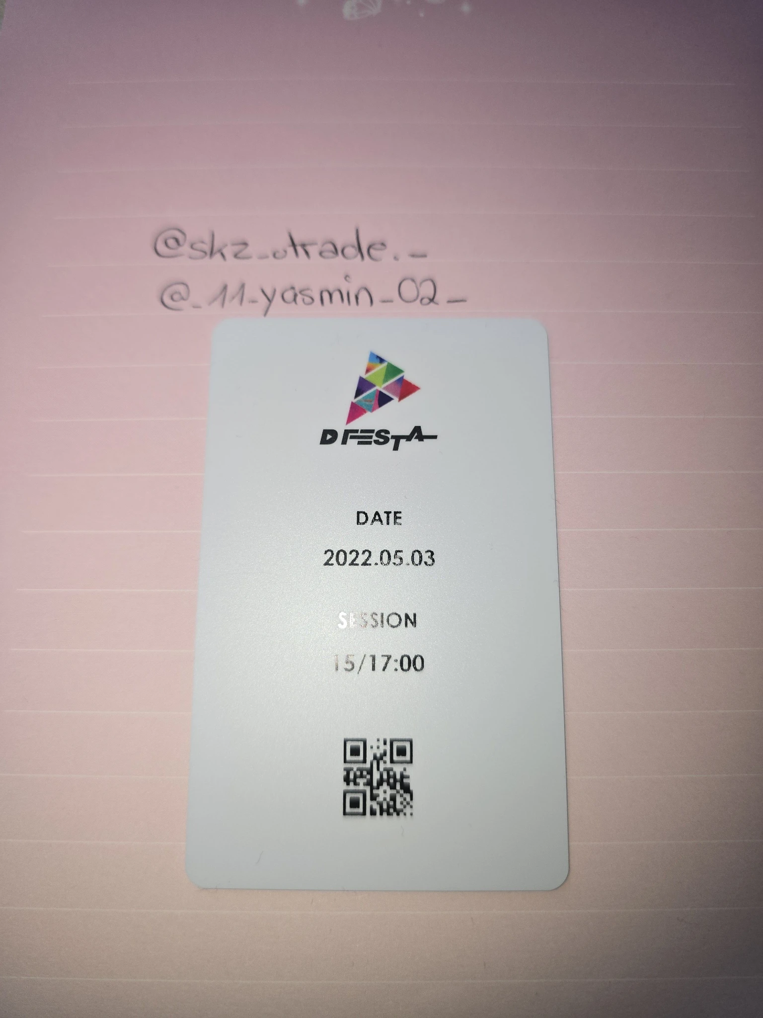 Stray Kids HAN Stray Kids - HAN - D'FESTA 2022 Other entrance / attendance benefit pvc card FPO listing photo 2