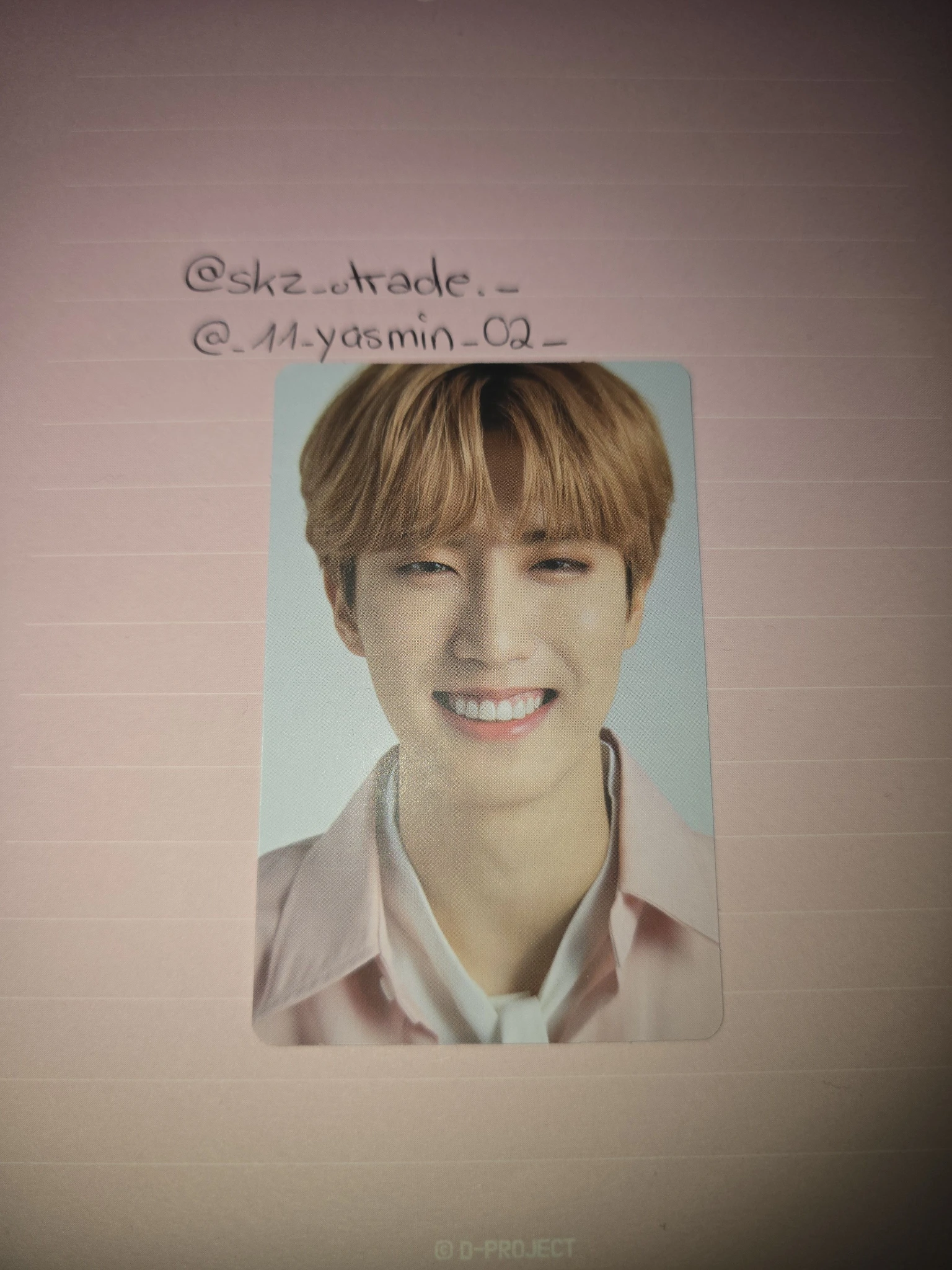 Stray Kids HAN Stray Kids - HAN - NACIFIC  x Stray Kids Other brand collaboration nacific round 8 double-sided front side listing photo 2