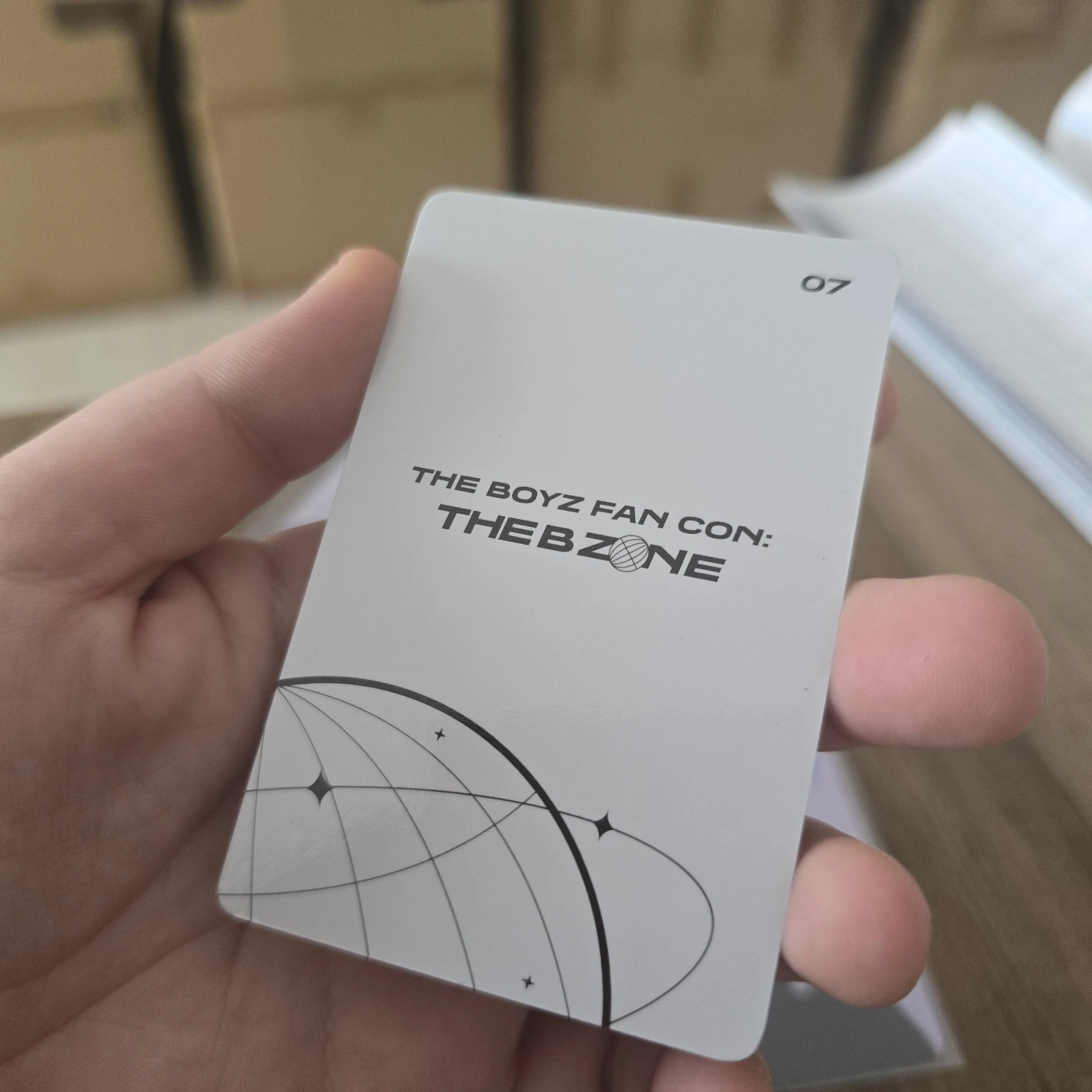 THE BOYZ New THE BOYZ - New - 2021 Fan Con: The B-Zone Event trading card listing photo 2