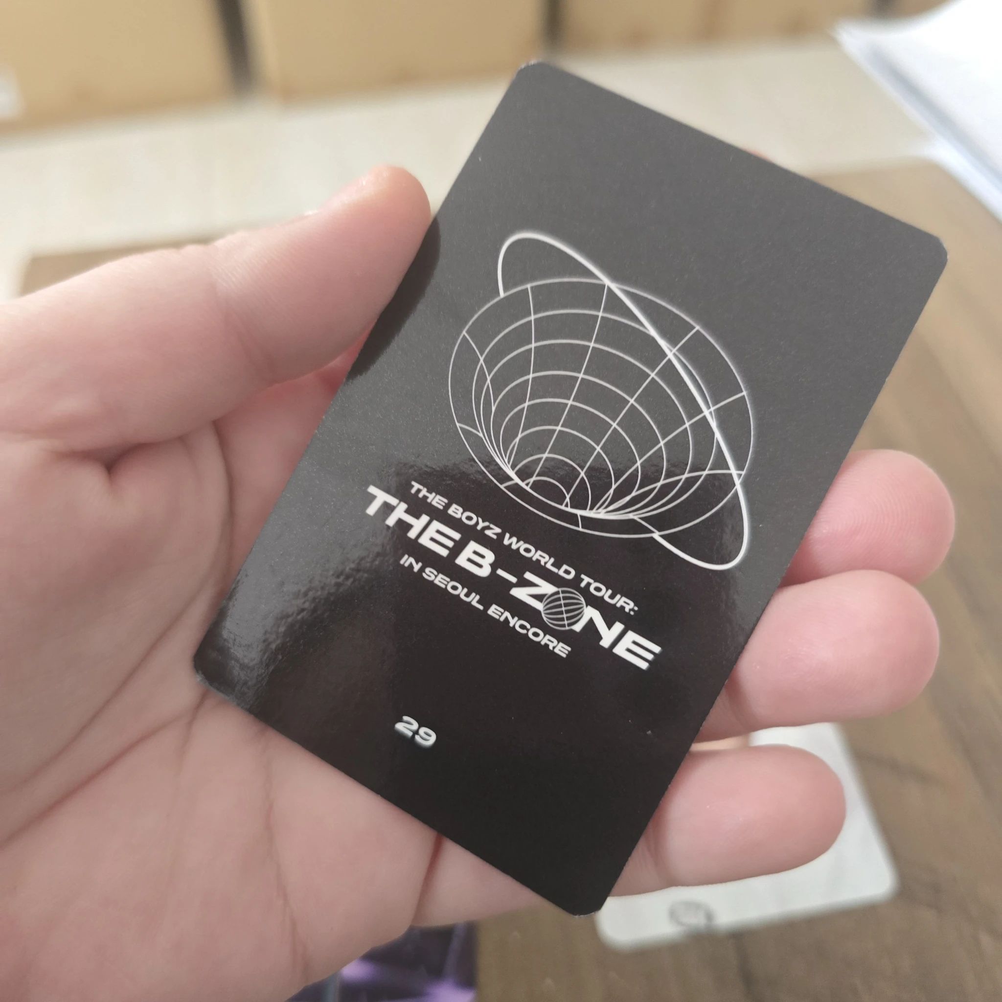 THE BOYZ Haknyeon THE BOYZ - Haknyeon - World Tour: The B-Zone Event seoul encore trading card listing photo 2