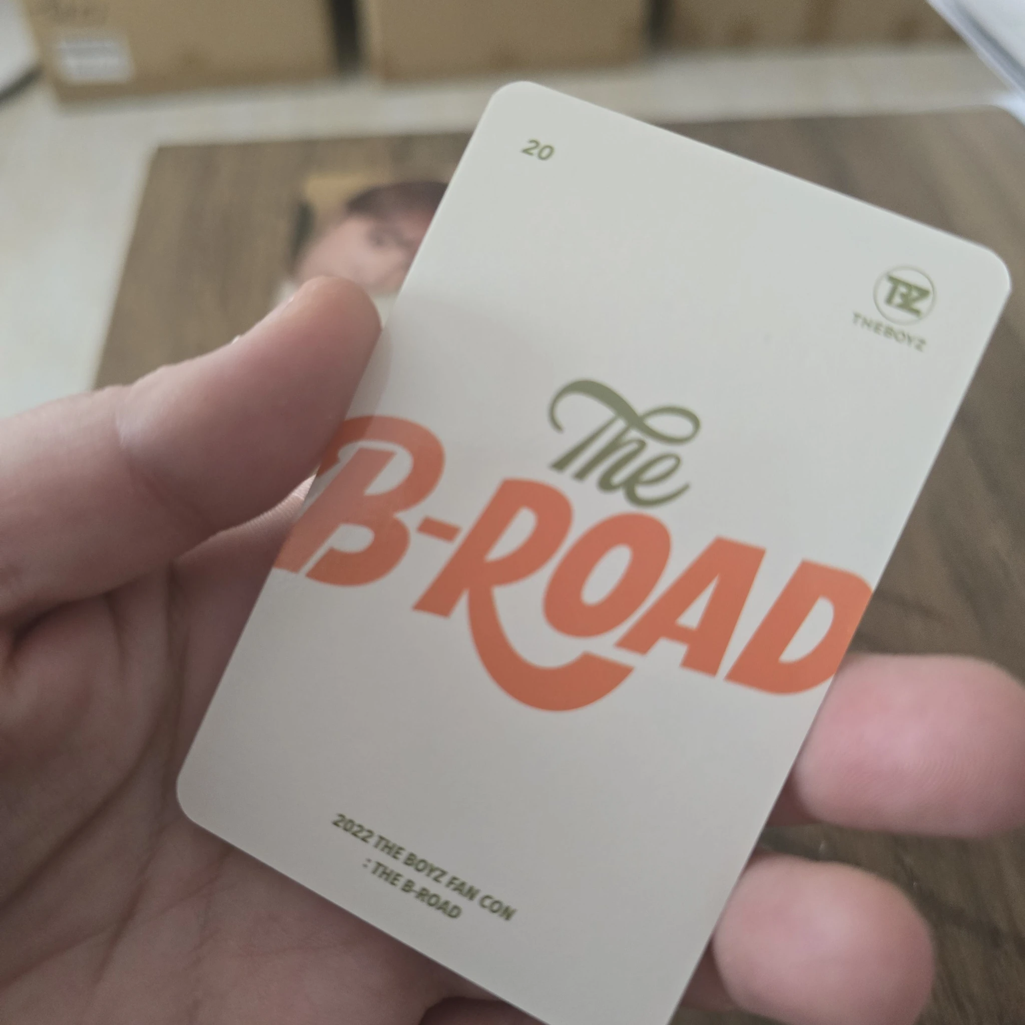 THE BOYZ Haknyeon THE BOYZ - Haknyeon - 2022 Fan-Con: The B-Road Event trading card listing photo 2