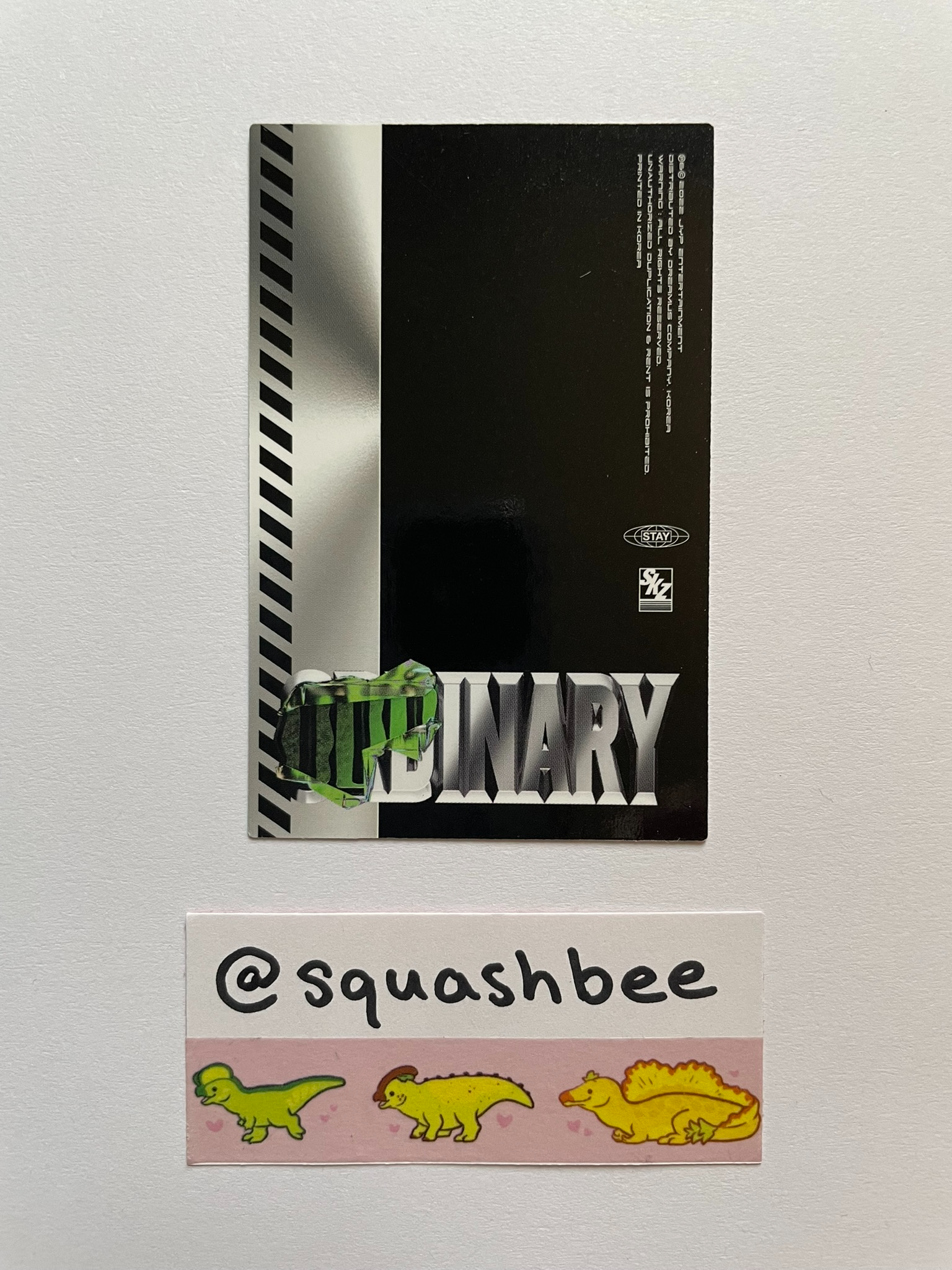 Stray Kids Seungmin Stray Kids - Seungmin - Oddinary Album album photocard id card listing photo 2