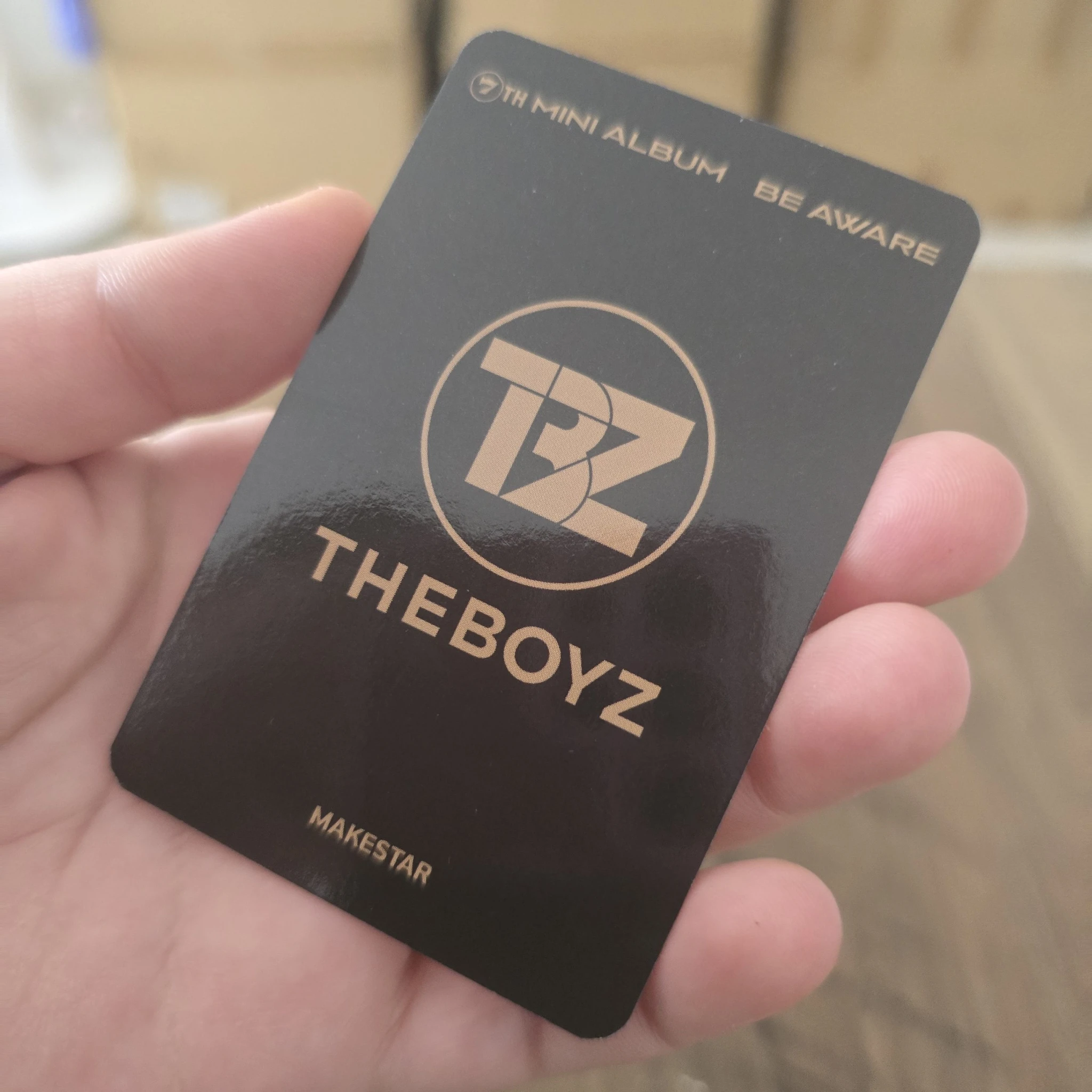 THE BOYZ Haknyeon THE BOYZ - Haknyeon - Be Aware Album makestar pob (pre-order benefit) listing photo 2