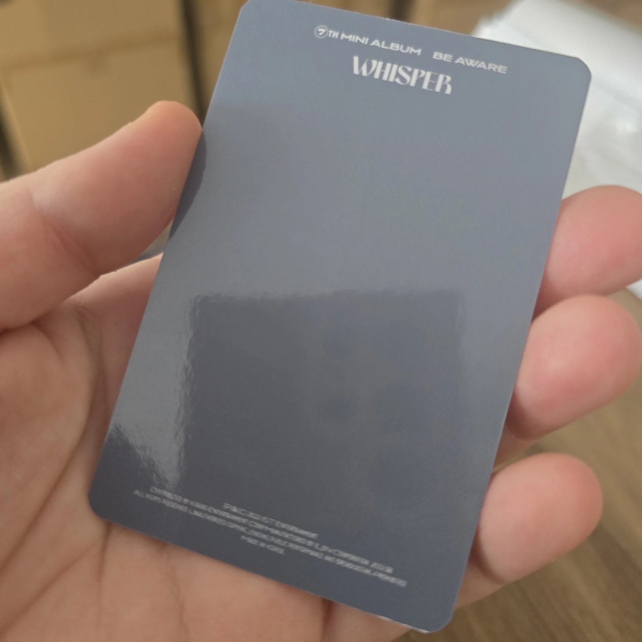 THE BOYZ Haknyeon THE BOYZ - Haknyeon - Be Aware Album album photocard denial version listing photo 2