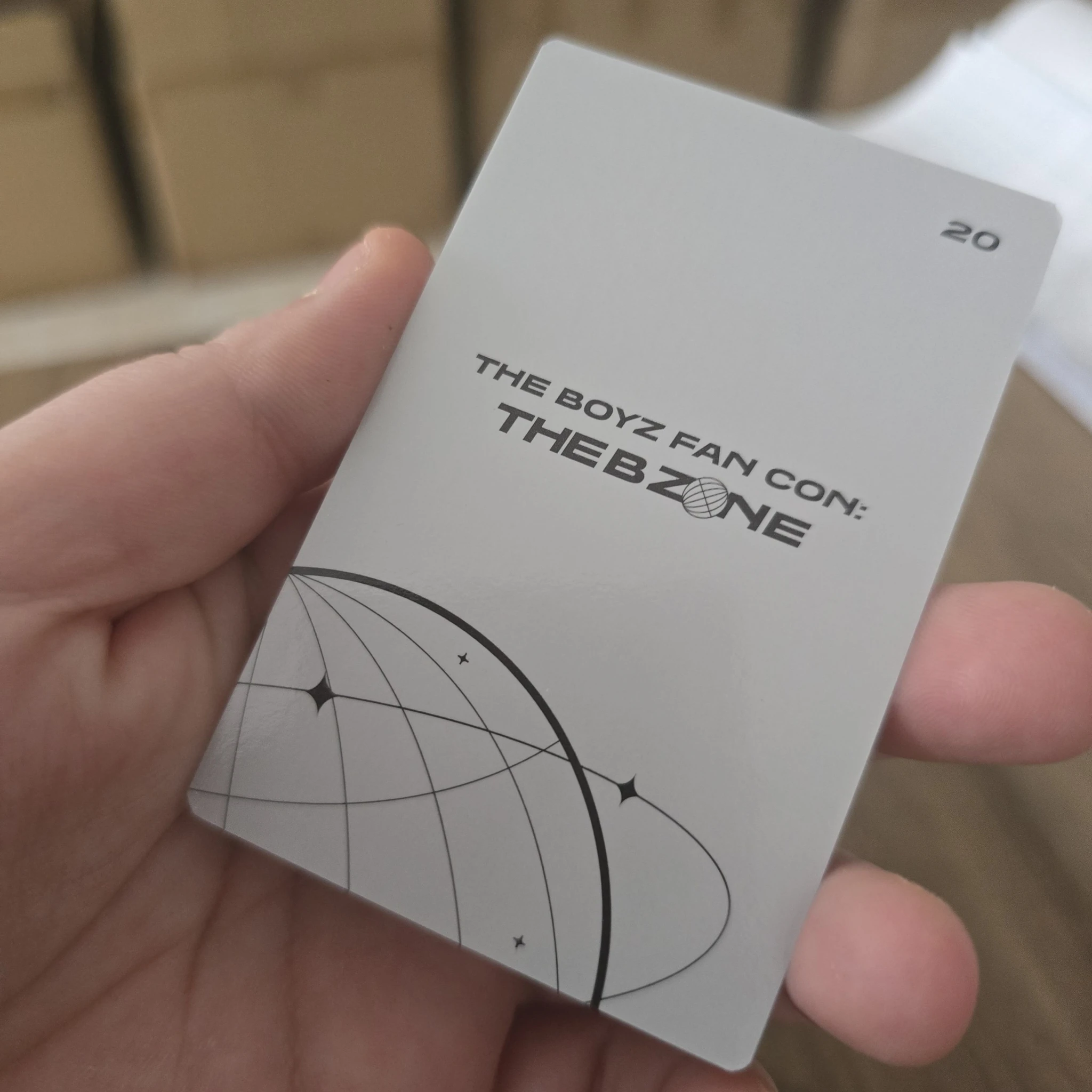 THE BOYZ Haknyeon THE BOYZ - Haknyeon - 2021 Fan Con: The B-Zone Event trading card listing photo 2