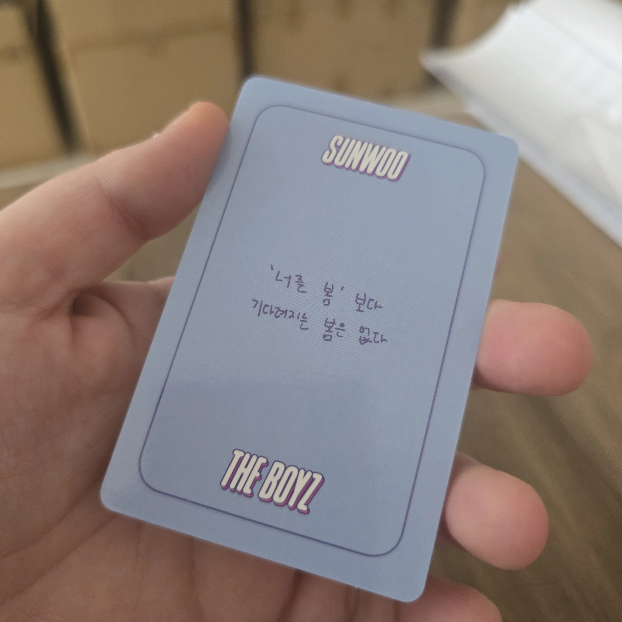 THE BOYZ Sunwoo THE BOYZ - Sunwoo - Bloom Bloom Album bloom version album photocard listing photo 2