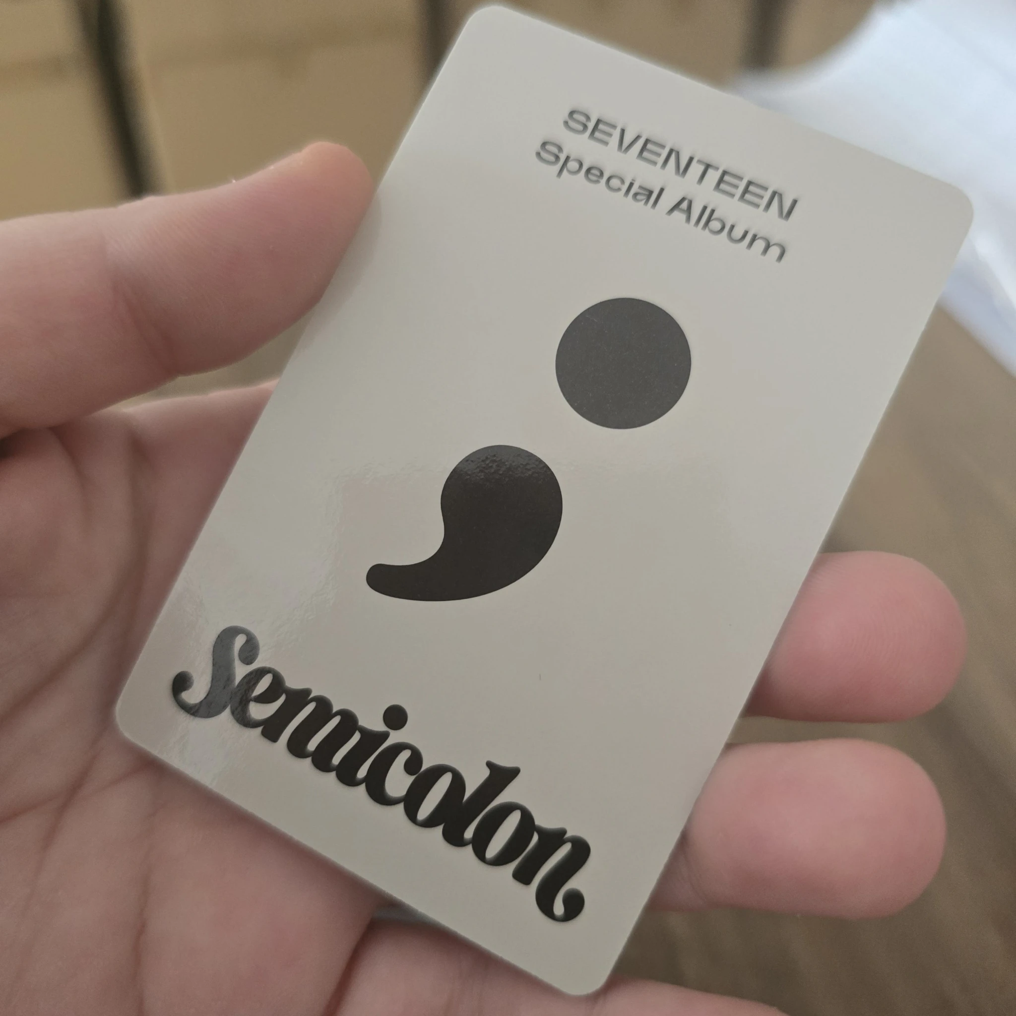 SEVENTEEN Vernon SEVENTEEN - Vernon - Semicolon Album album photocard listing photo 2