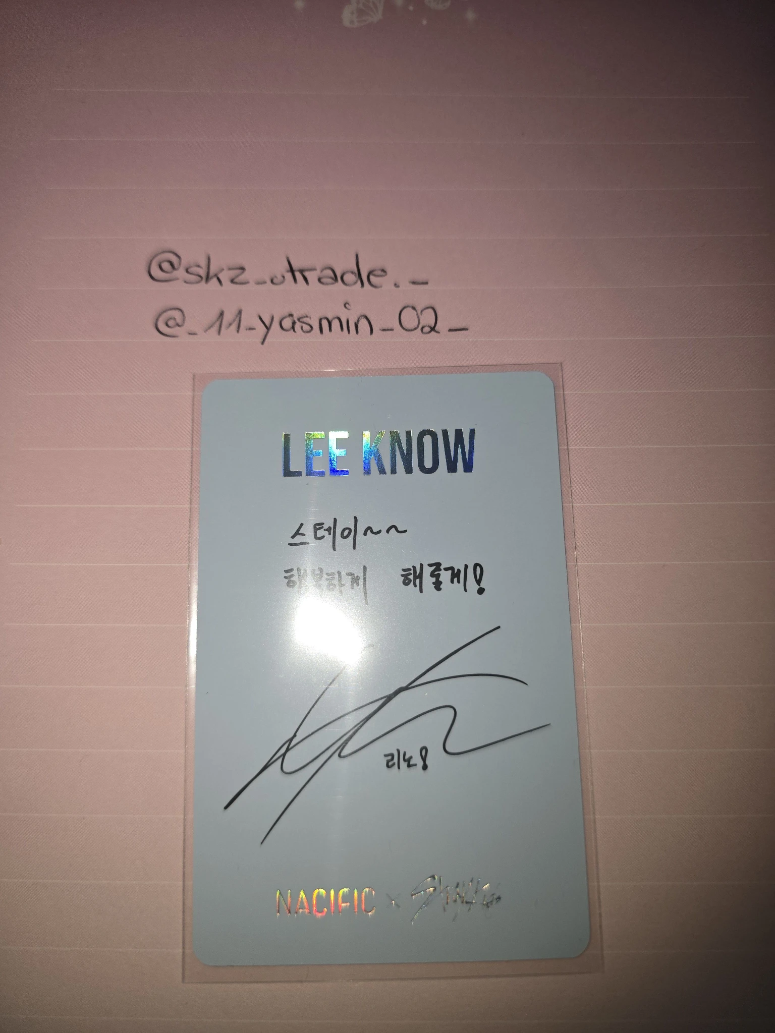 Stray Kids Lee Know Stray Kids - Lee Know - NACIFIC  x Stray Kids Other brand collaboration nacific round 11 listing photo 2