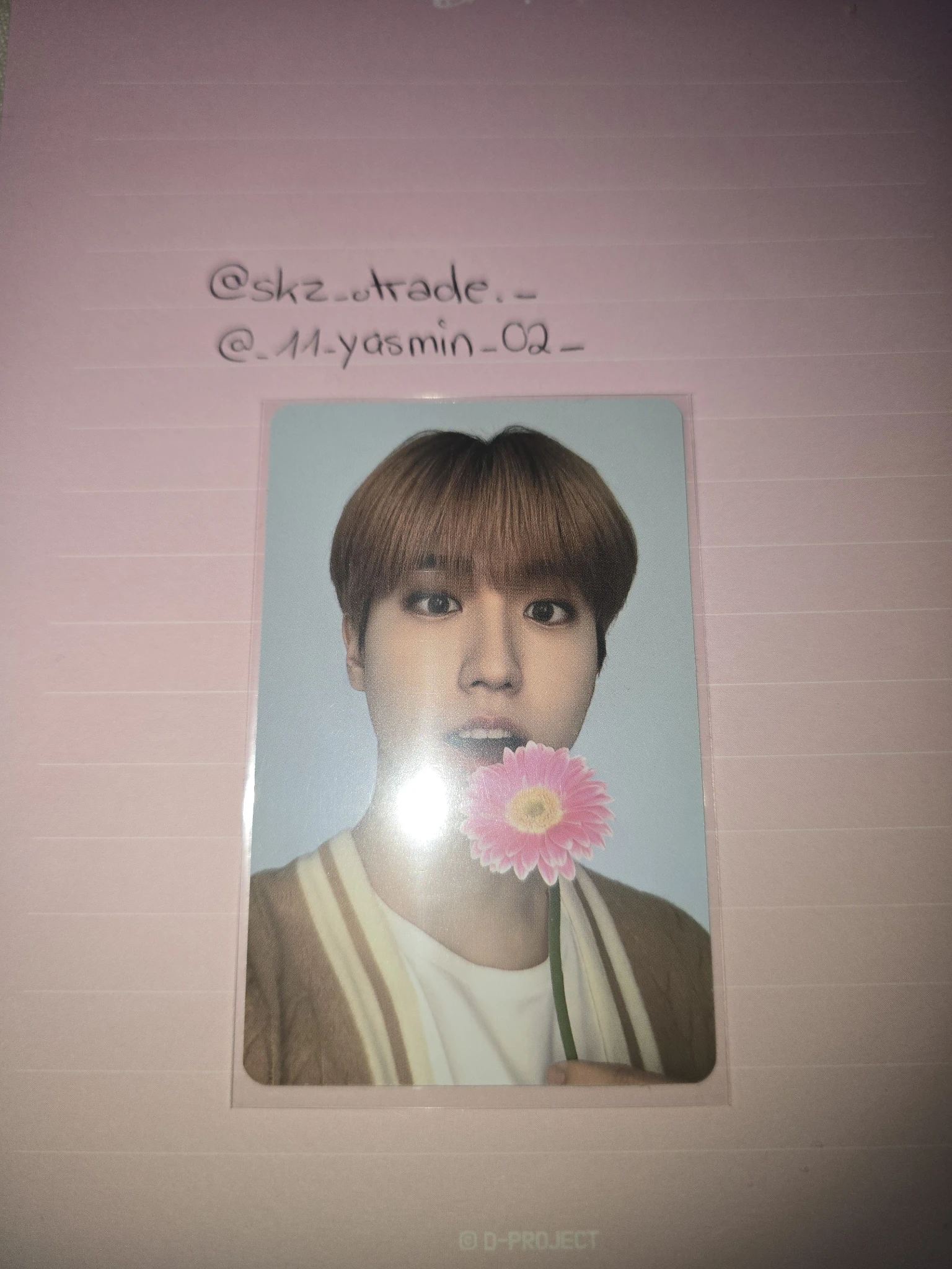 Stray Kids HAN Stray Kids - HAN - NACIFIC  x Stray Kids Other brand collaboration nacific round 10 double-sided front side listing photo 2