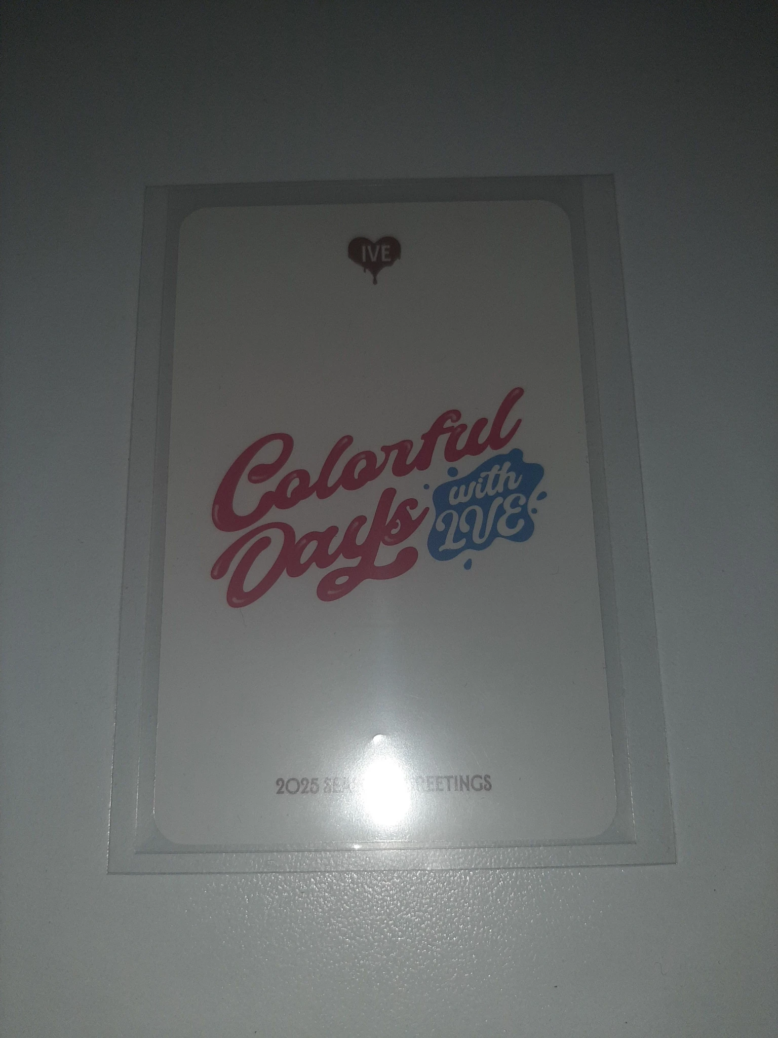 IVE Rei IVE - Rei - 2025 Season's Greetings: Colorful Days with IVE Other season's greetings starship square pre-order benefit (pob) listing photo 2