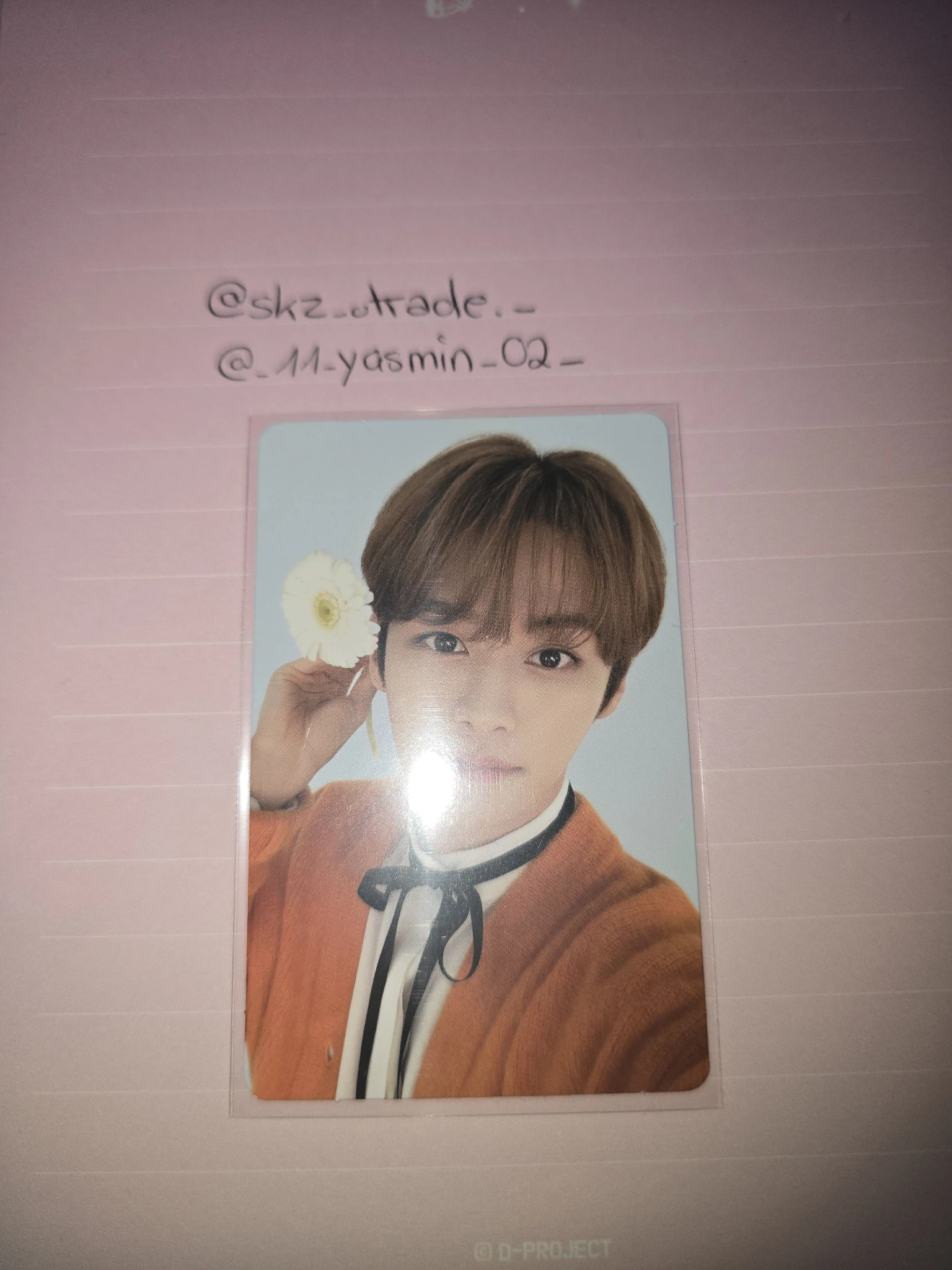 Stray Kids Lee Know Stray Kids - Lee Know - NACIFIC  x Stray Kids Other brand collaboration nacific round 10 double-sided front side listing photo 2