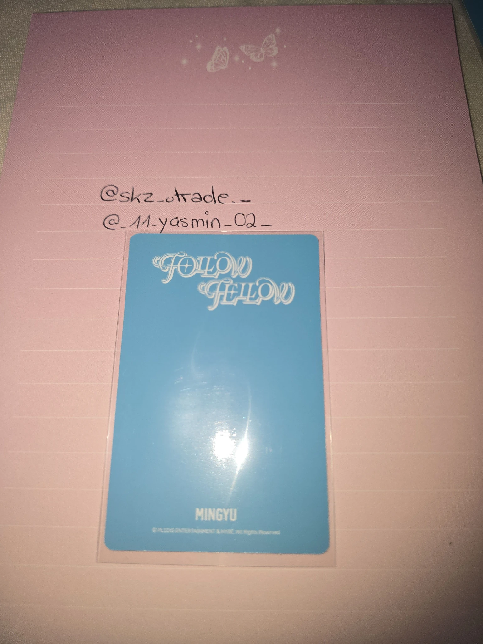 SEVENTEEN Mingyu SEVENTEEN - Mingyu - [FOLLOW FELLOW] TOUR Event korea merch photocard trading card listing photo 2