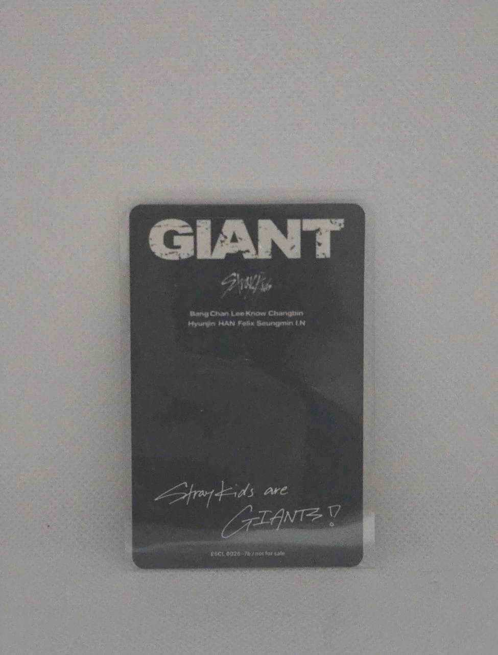 Stray Kids Bang Chan Stray Kids - Bang Chan - GIANT Album album photocard B version listing photo 2