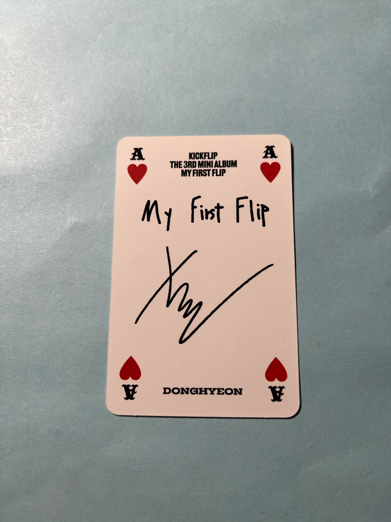 KickFlip Donghyeon KickFlip - Donghyeon - My First Flip Album poca album white version album photocard listing photo 2