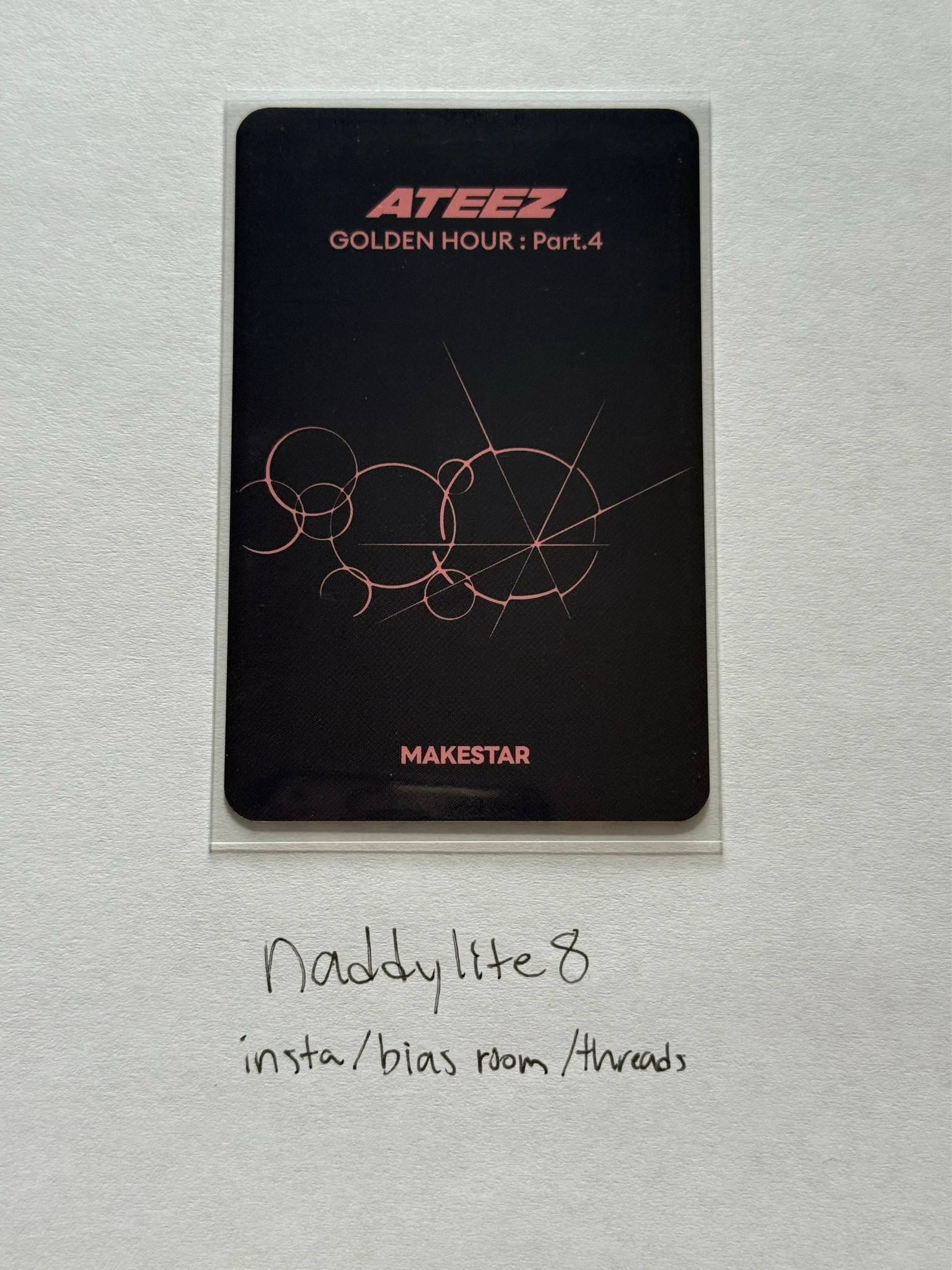 ATEEZ Yunho ATEEZ - Yunho - Golden Hour : Part.4 Album fansign makestar round 6 listing photo 2