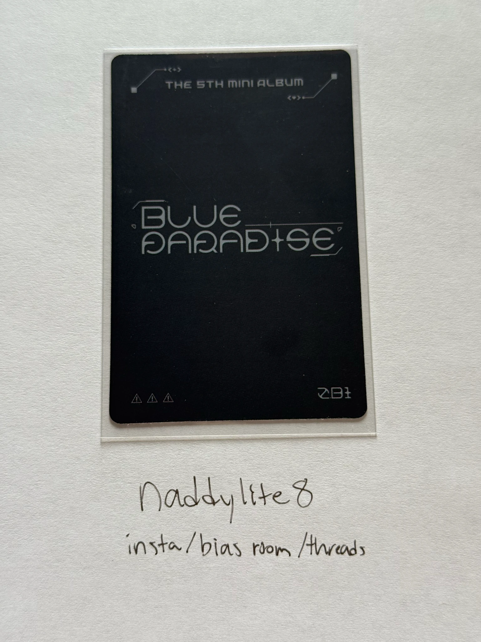 ZEROBASEONE Matthew ZEROBASEONE - Matthew - Blue Paradise Album target exclusive listing photo 2