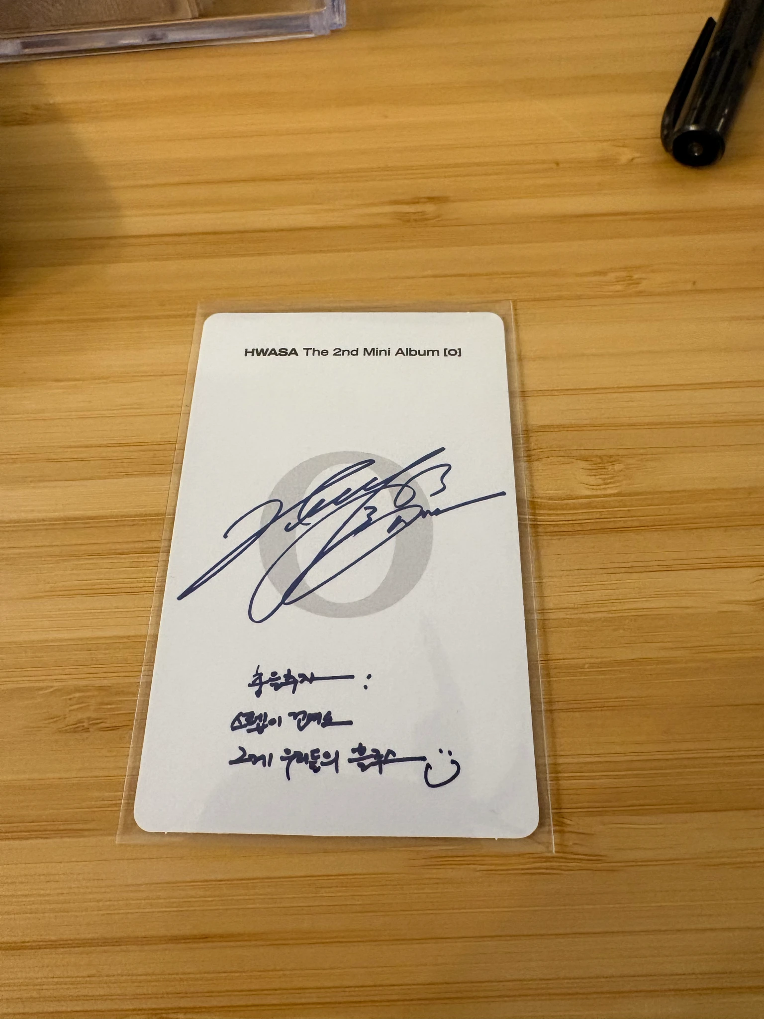 MAMAMOO Hwasa MAMAMOO - Hwasa - O! Album album photocard solo album listing photo 2