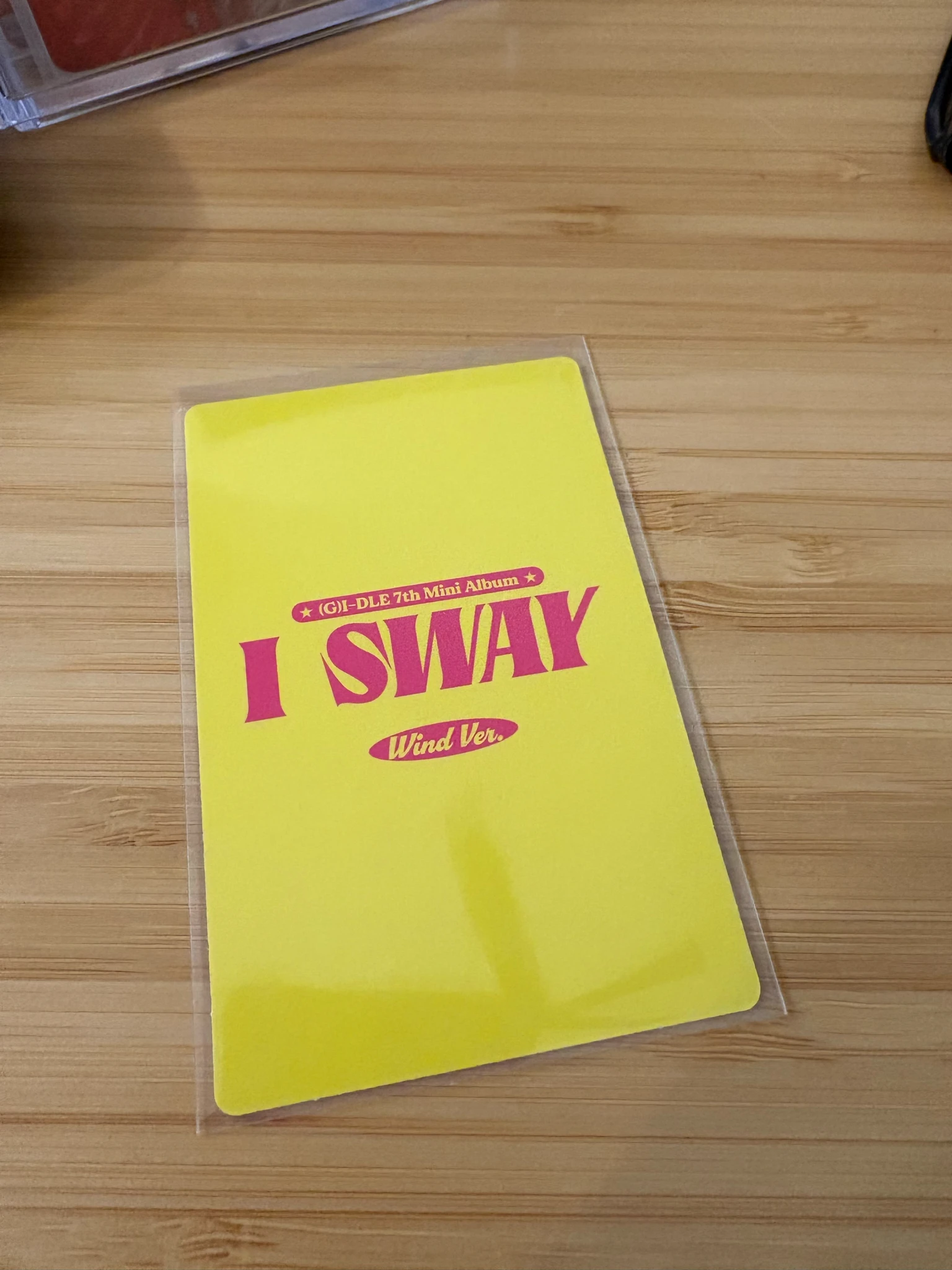 i-dle Minnie (G)I-DLE - Minnie - I Sway Album wind ver. standard ver. album photocard listing photo 2