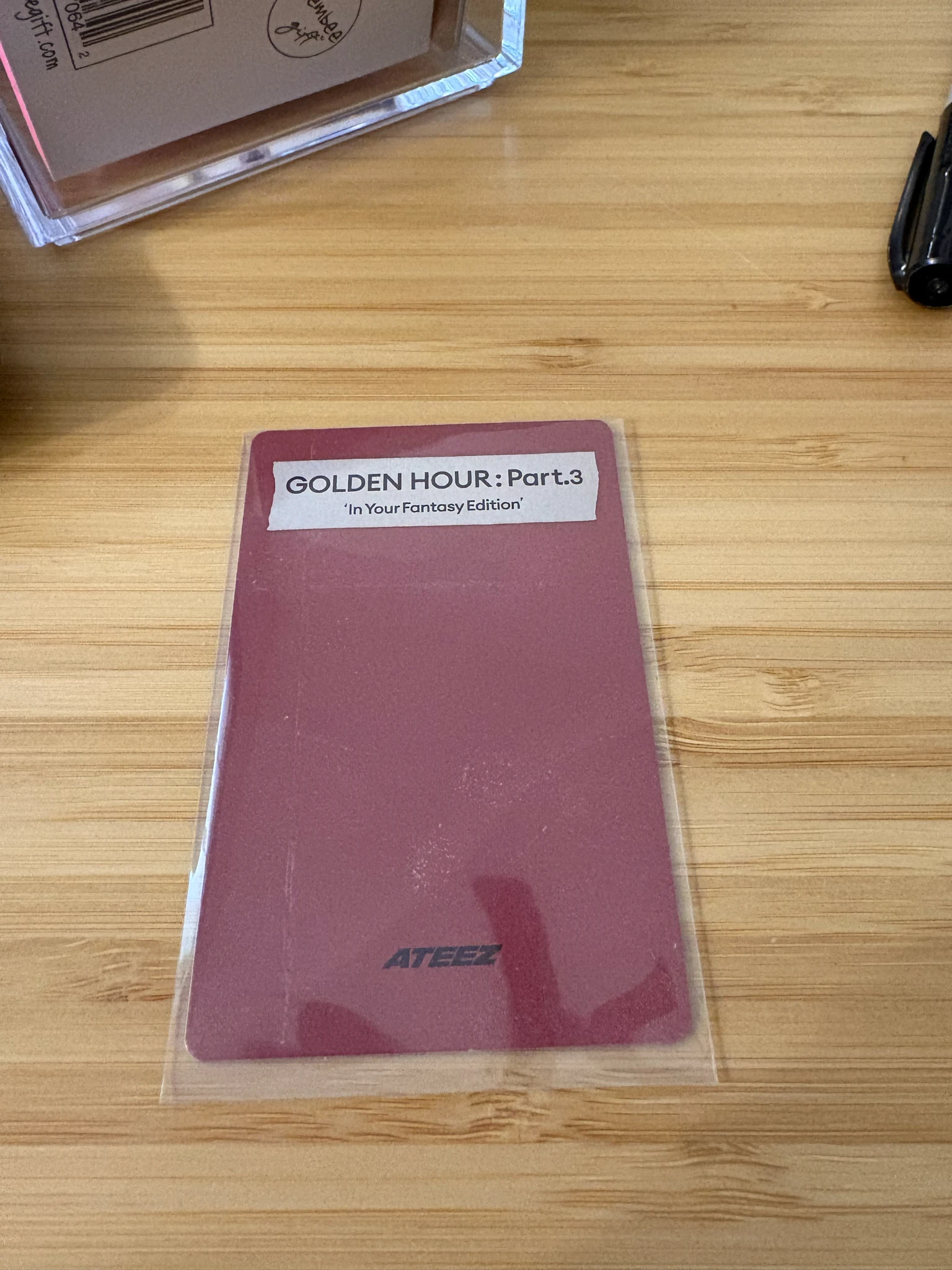 ATEEZ Yeosang ATEEZ - Yeosang - Golden Hour : Part.3 'In Your Fantasy Edition' Album album photocard limited version listing photo 2