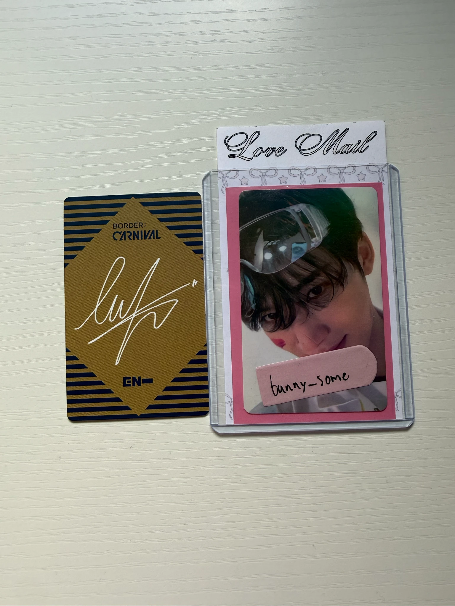 ENHYPEN Evan (Heeseung) ENHYPEN - Heeseung - BORDER: CARNIVAL Album album photocard korean album up version lenticular listing photo 2