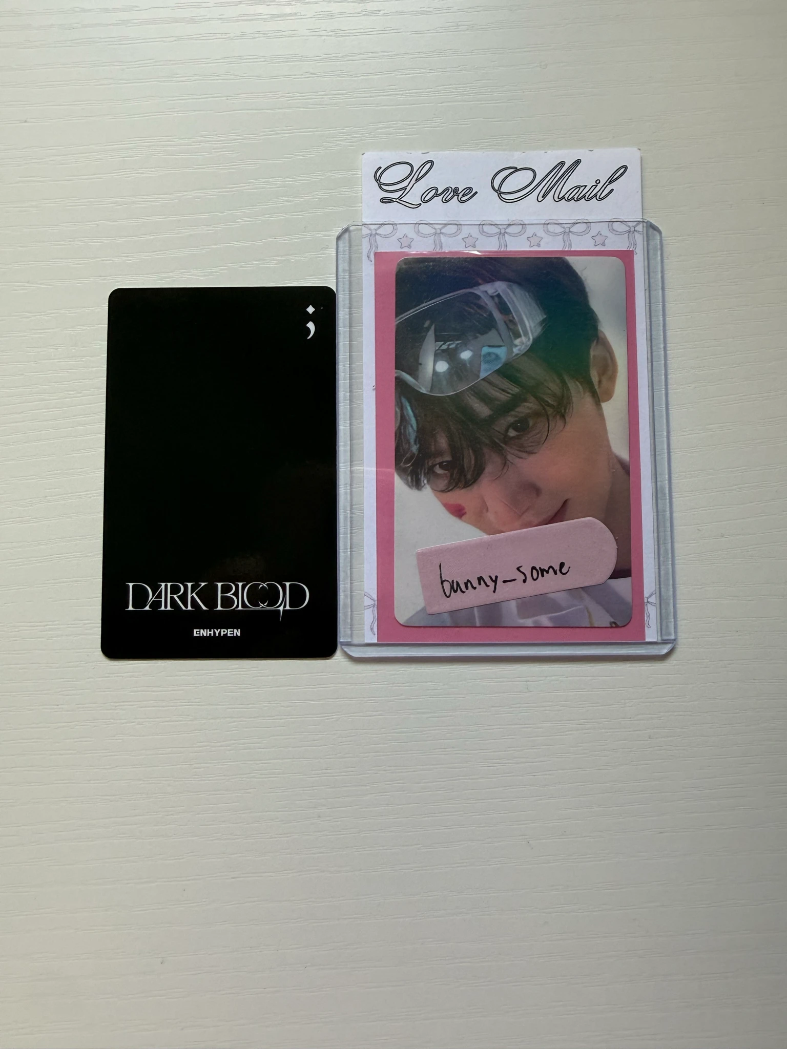 ENHYPEN Evan (Heeseung) ENHYPEN - Heeseung - DARK BLOOD Album weverse album version photocard set concept photocard korean album album photocard listing photo 2